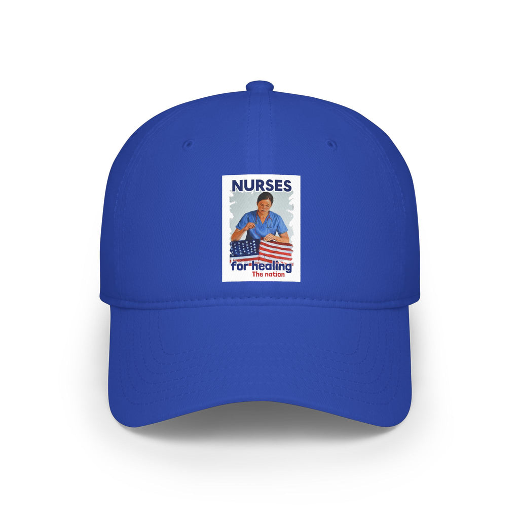 Unisex Baseball Cap - Nurses For Healing The Nation (front) - 100% Cotton Twill - NFH-B-18-253