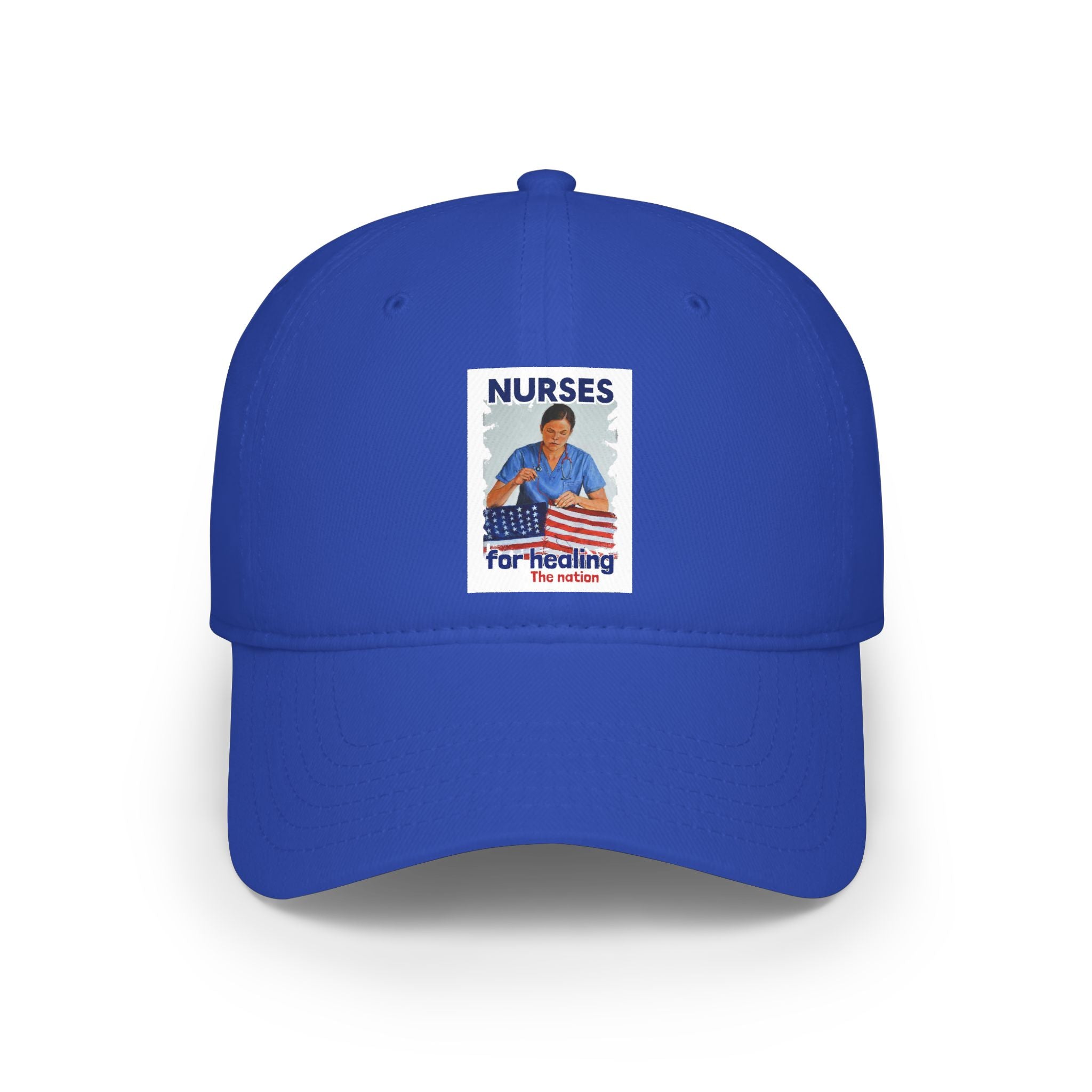 Unisex Baseball Cap - Nurses For Healing The Nation (front) - 100% Cotton Twill - NFH-B-18-253