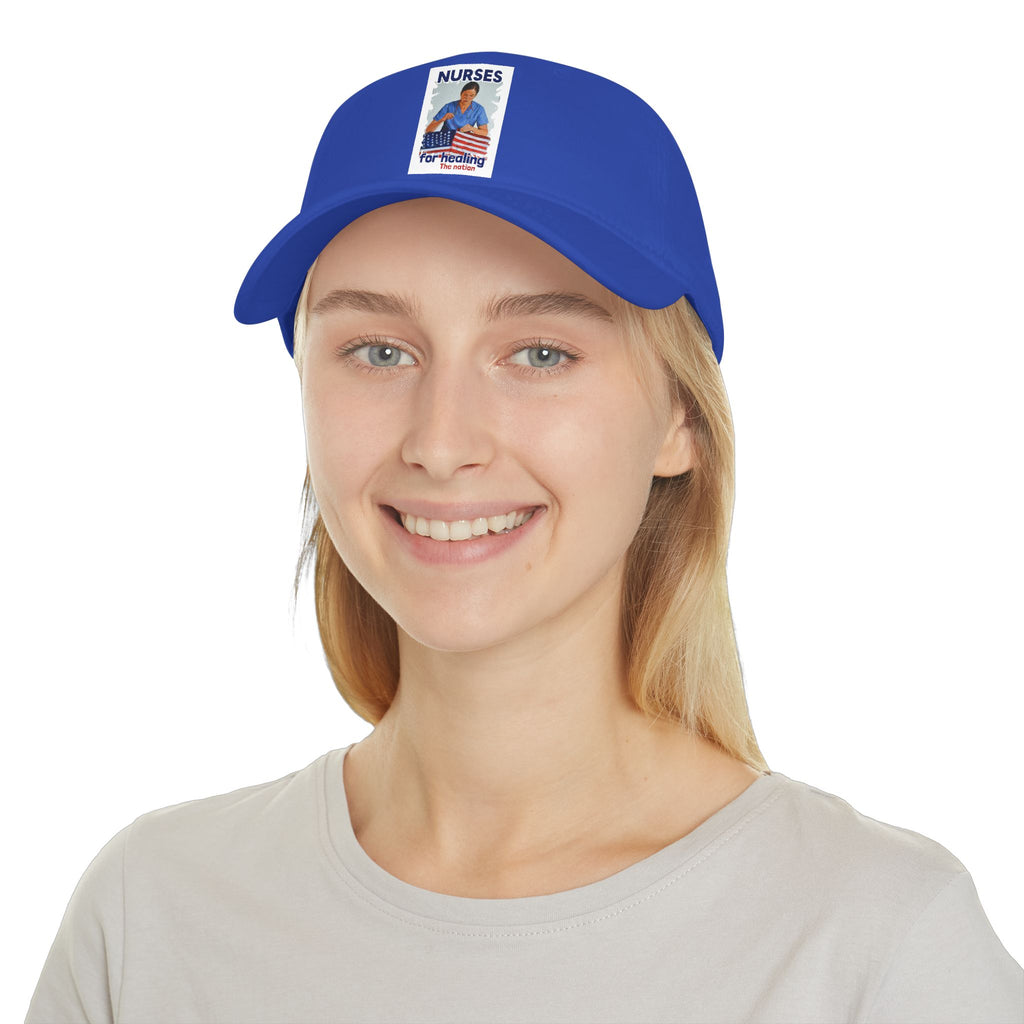 Unisex Baseball Cap - Nurses For Healing The Nation (front) - 100% Cotton Twill - NFH-B-18-253