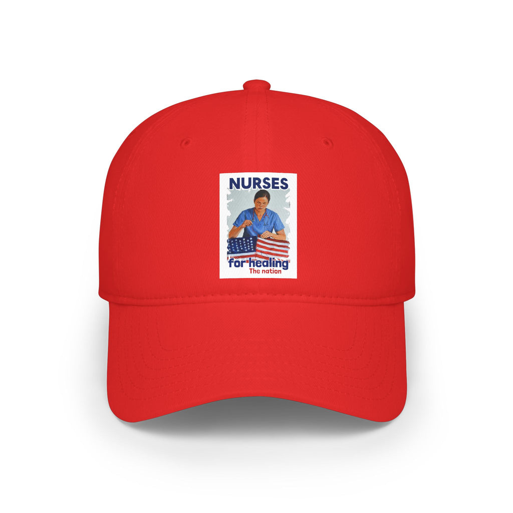 Unisex Baseball Cap - Nurses For Healing The Nation (front) - 100% Cotton Twill - NFH-B-18-253