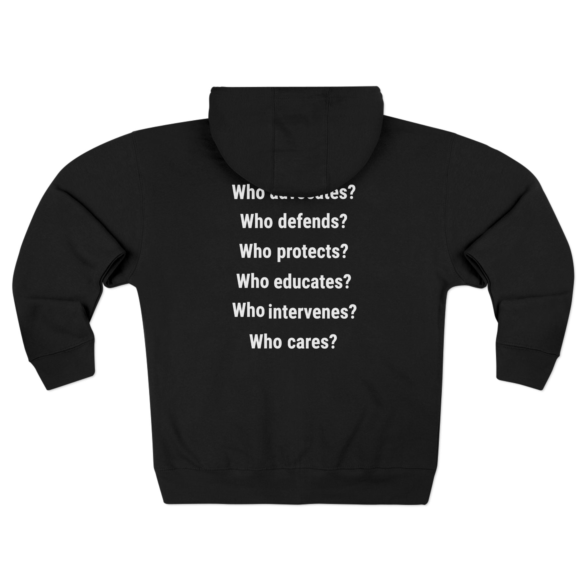 Men's District® Medium-heavy fabric Full-Zip Hoodie - Save Lives Be A Nurse (front) - Not Your Mom (back) - 60% recycled cotton, 40% recycled polyester -Lane Seven LS14003