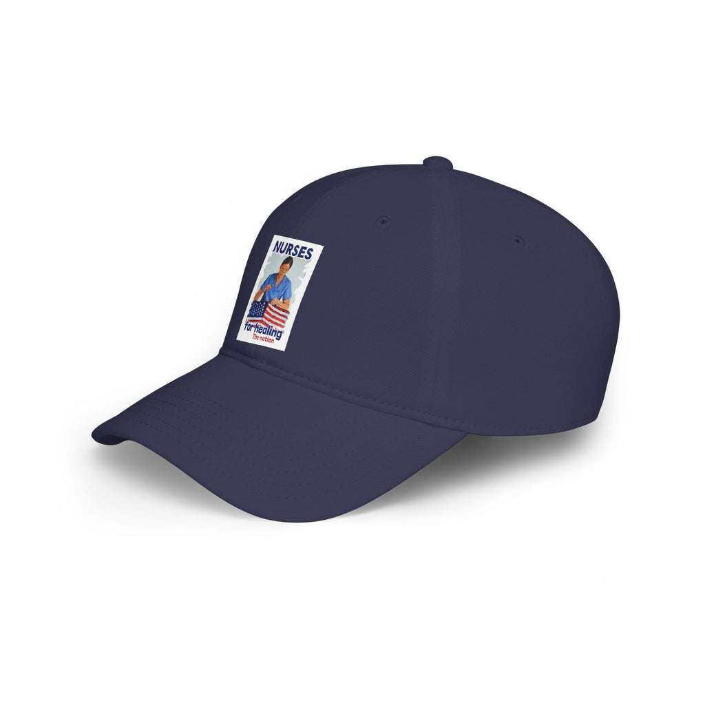 Unisex Baseball Cap - Nurses For Healing The Nation (front) - 100% Cotton Twill - NFH-B-18-253