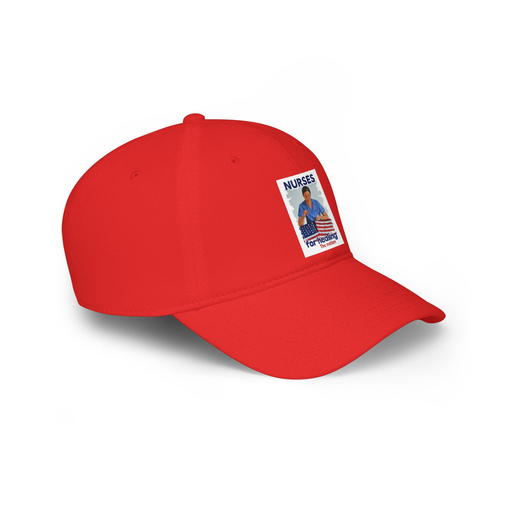 Unisex Baseball Cap - Nurses For Healing The Nation (front) - 100% Cotton Twill - NFH-B-18-253