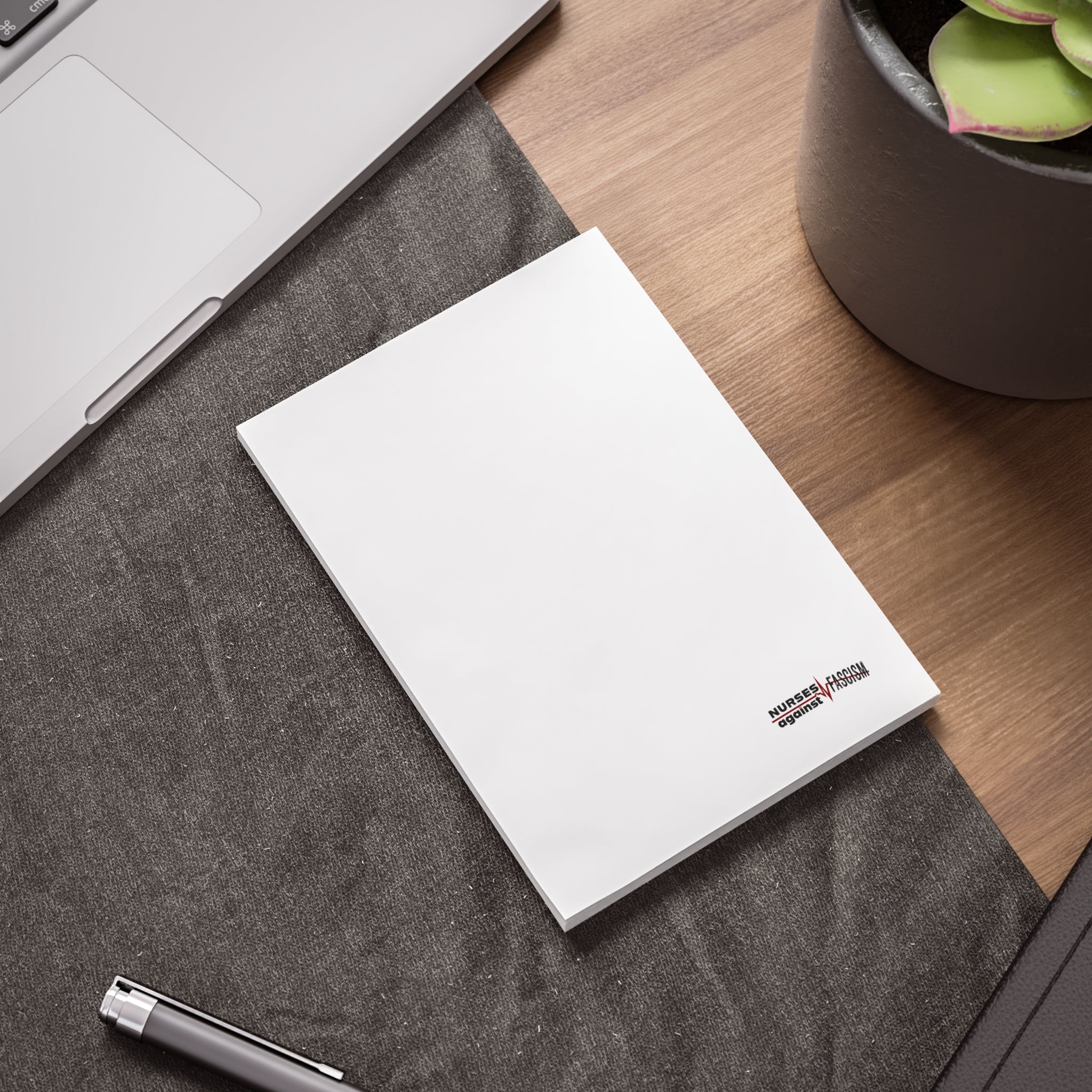 Post-it® Note Pads - Nurses Against Fascism (front) - 75.2 gsm white uncoated paper - NAF-NP-3M