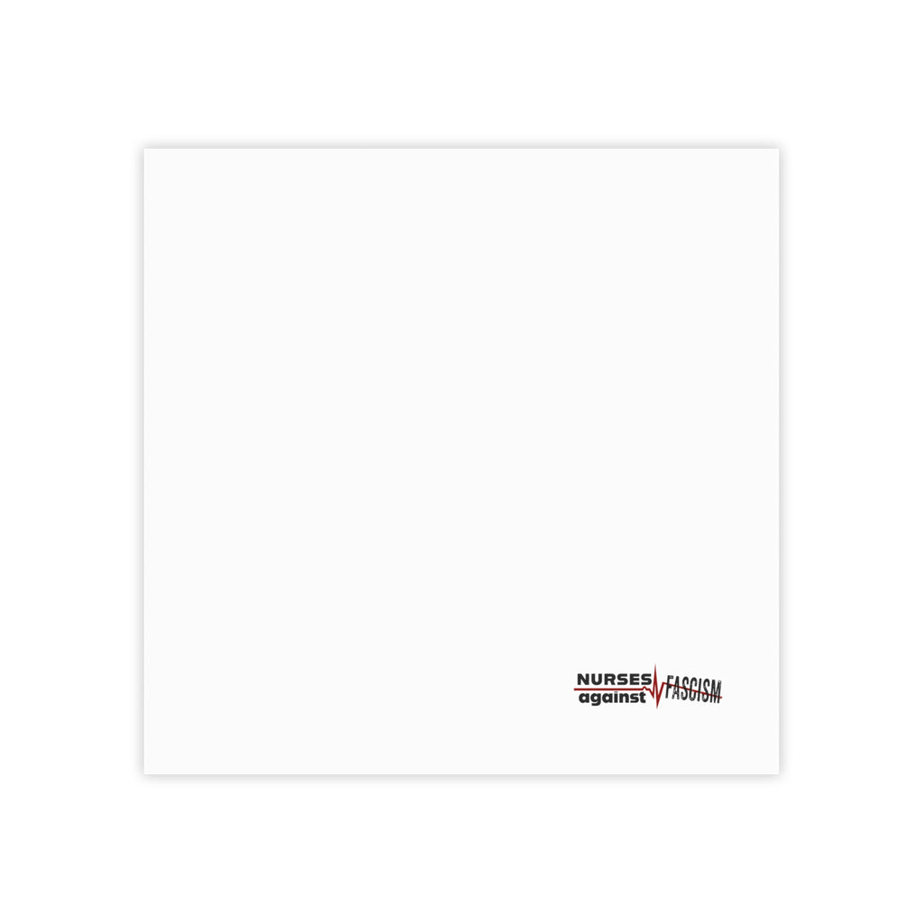 Post-it® Note Pads - Nurses Against Fascism (front) - 75.2 gsm white uncoated paper - NAF-NP-3M