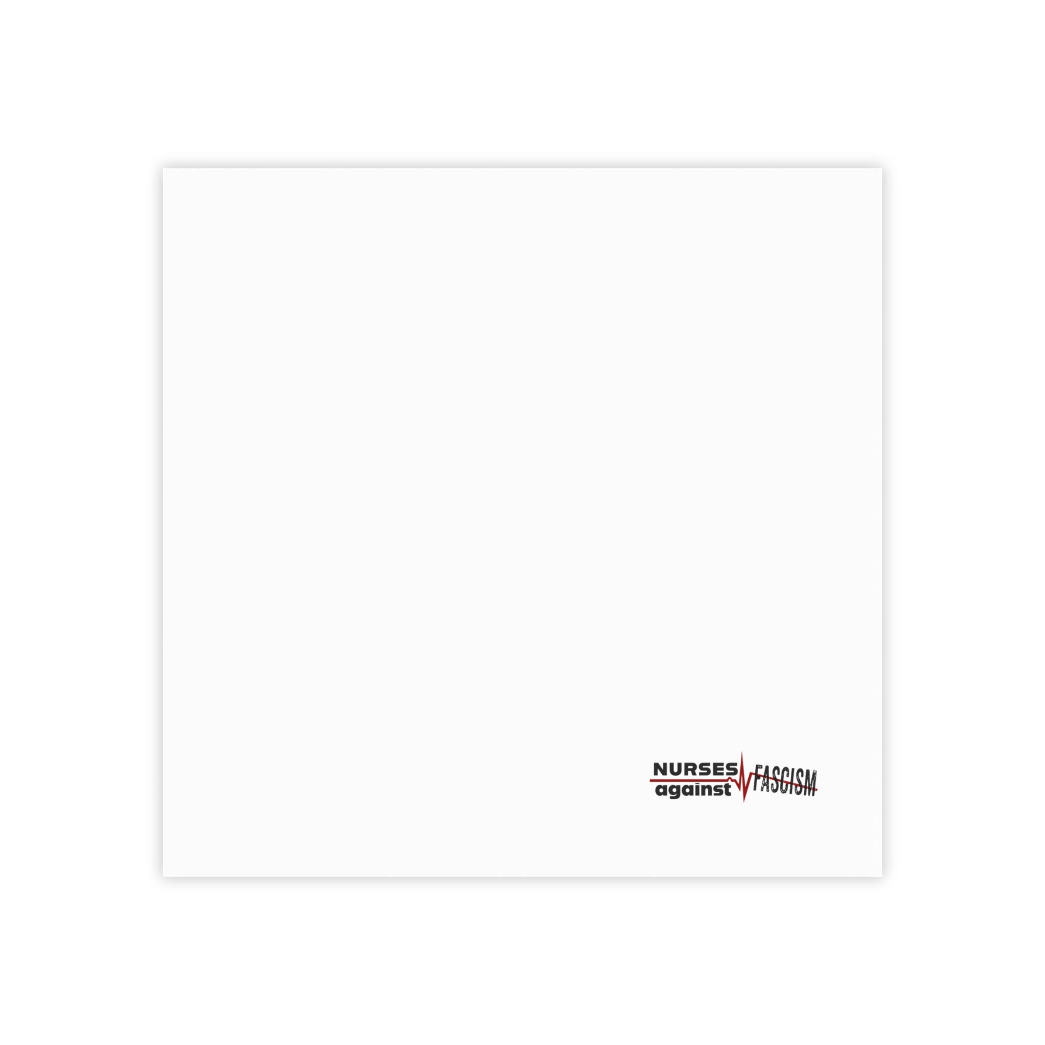 Post-it® Note Pads - Nurses Against Fascism (front) - 75.2 gsm white uncoated paper - NAF-NP-3M