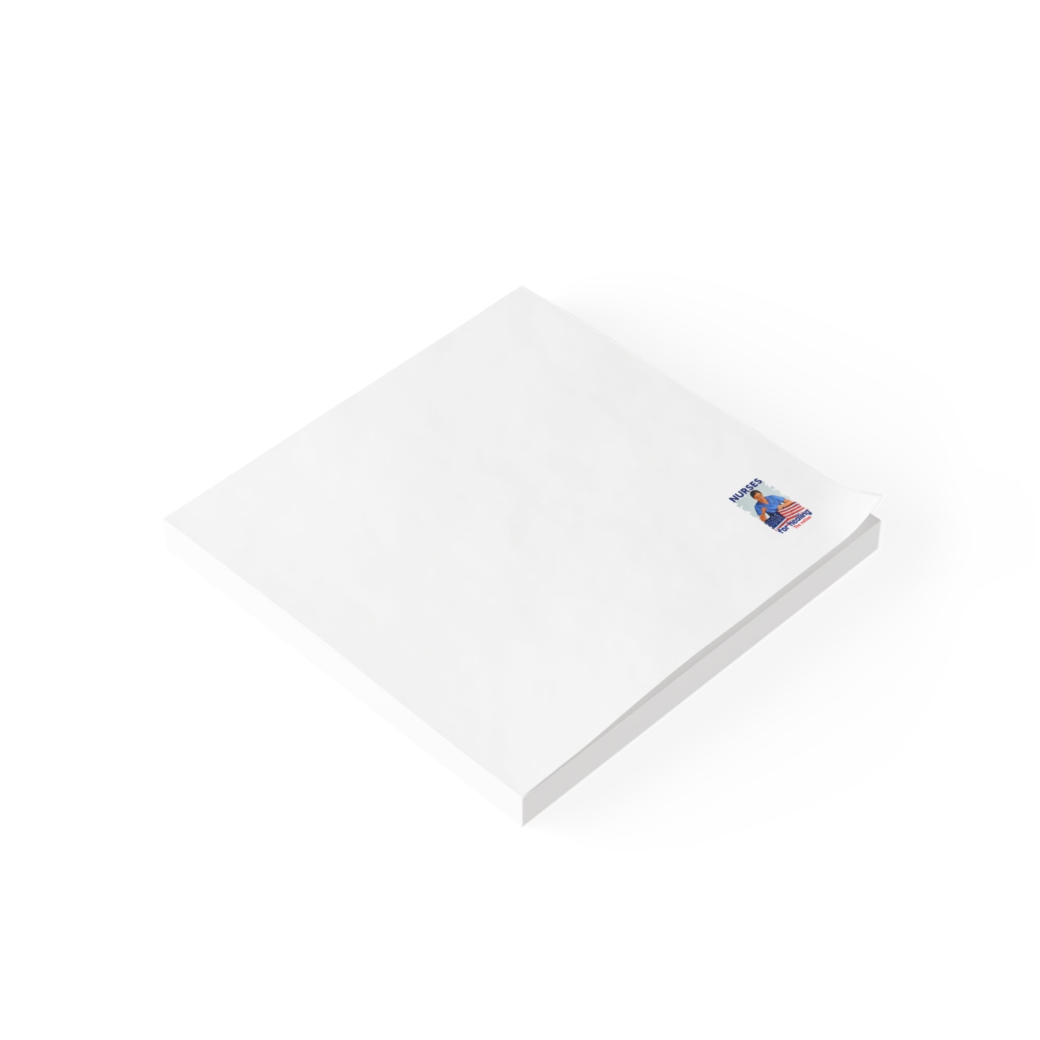 Post-it® Note Pads - Nurses For Healing The Nation (front) - 75.2 gsm white uncoated paper - NFH-NP-3M