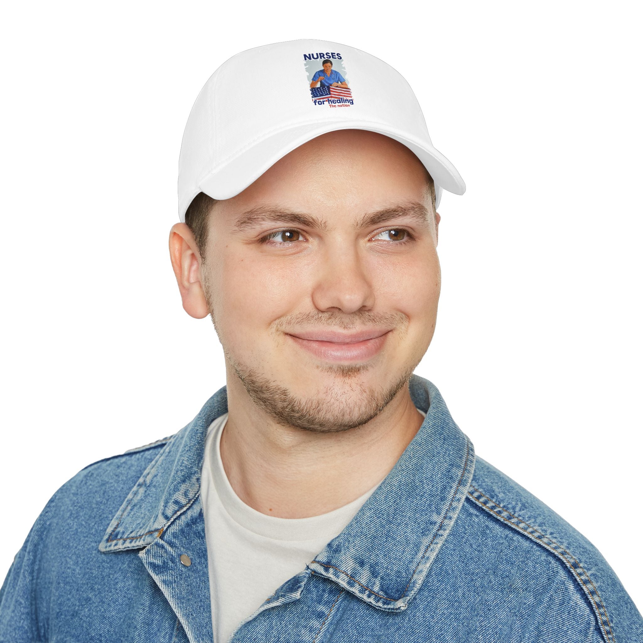 Unisex Baseball Cap - Nurses For Healing The Nation (front) - 100% Cotton Twill - NFH-B-18-253