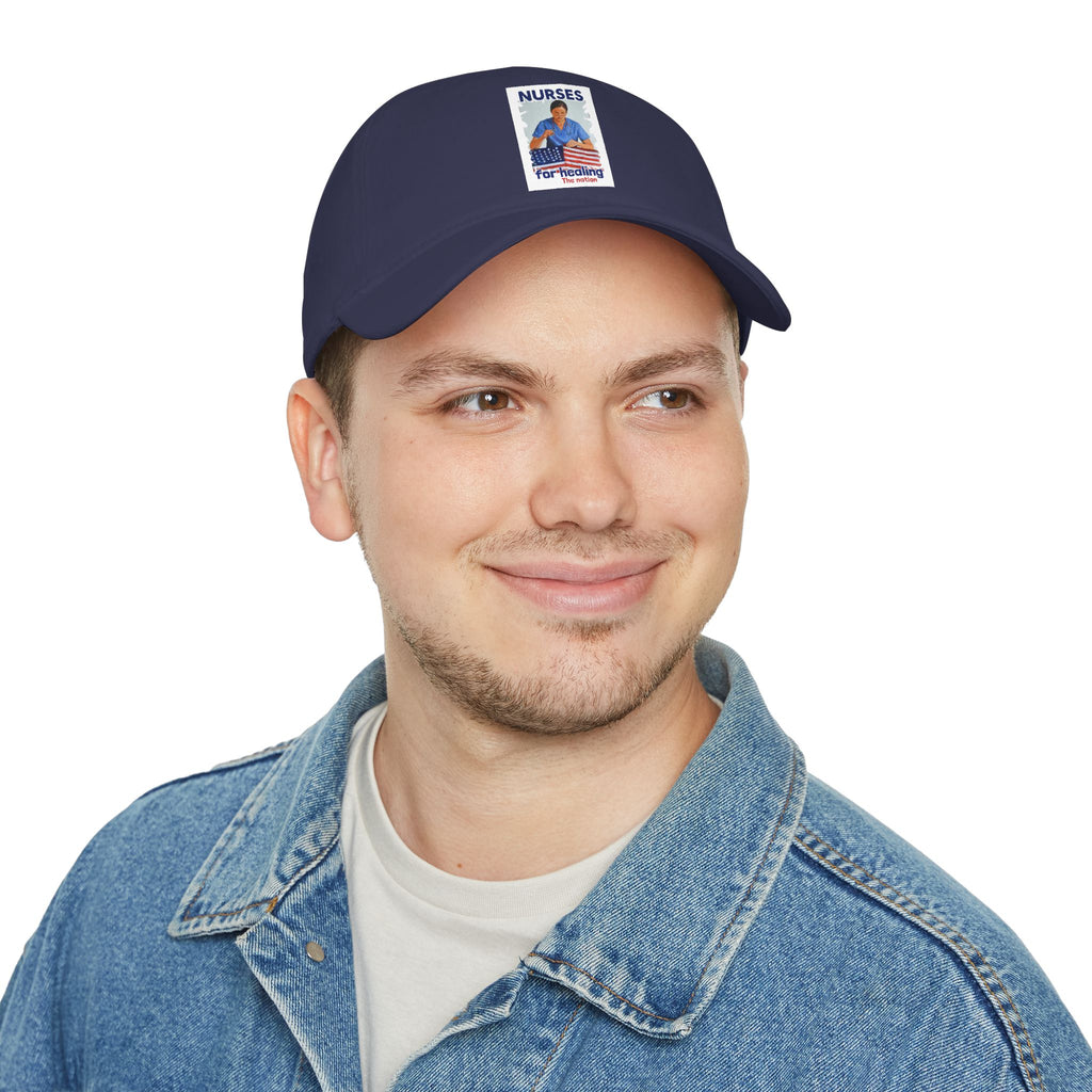 Unisex Baseball Cap - Nurses For Healing The Nation (front) - 100% Cotton Twill - NFH-B-18-253