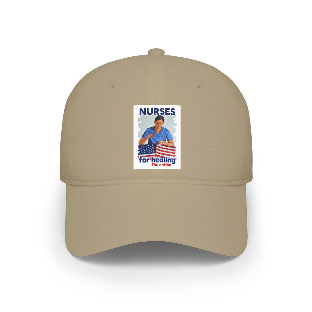 Unisex Baseball Cap - Nurses For Healing The Nation (front) - 100% Cotton Twill - NFH-B-18-253