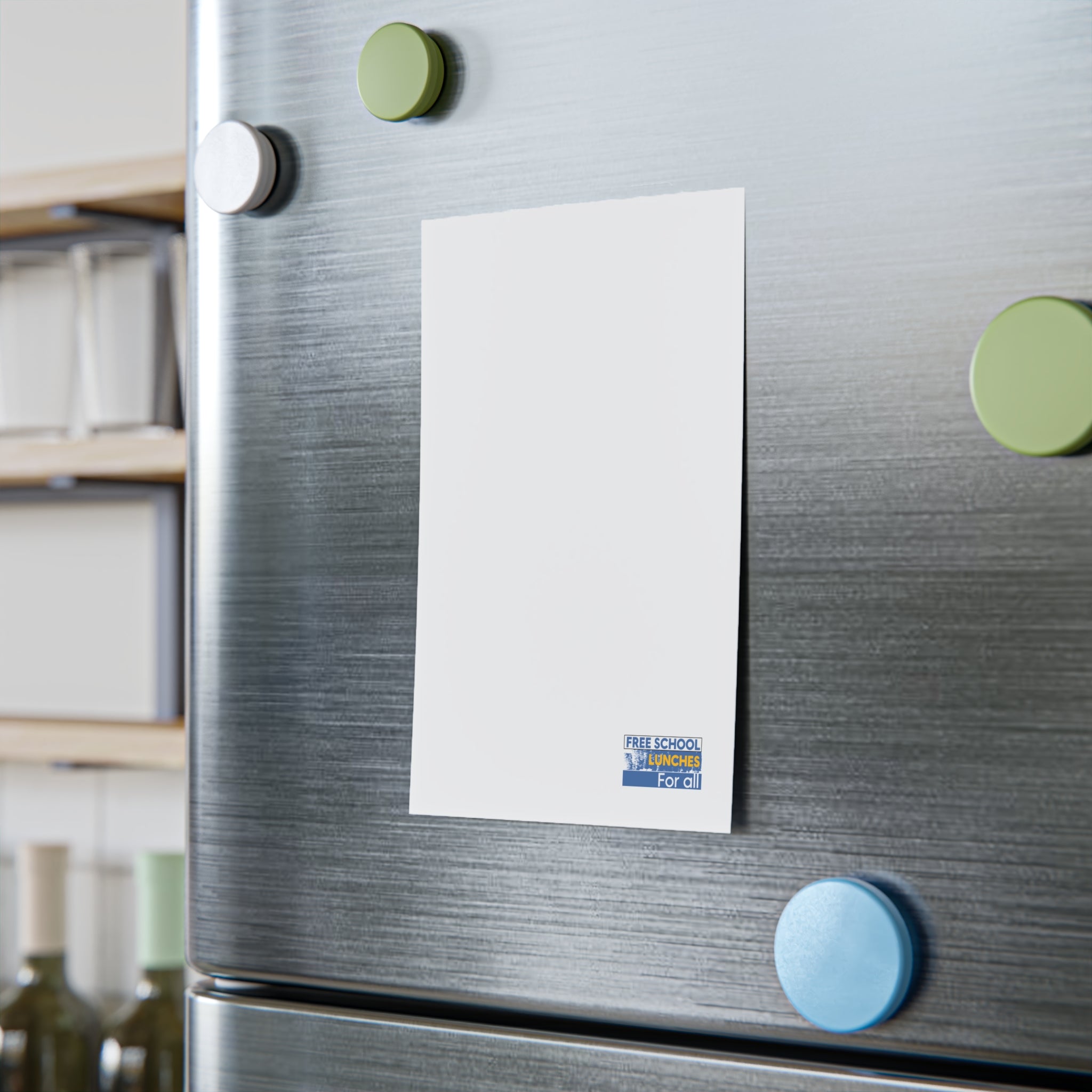 Post-it® Note Pads - Free School Lunches For All (front) - 75.2 gsm white uncoated paper - NAH-NP-3M