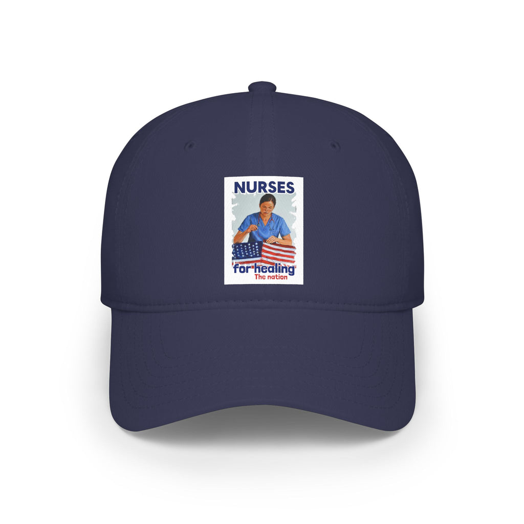 Unisex Baseball Cap - Nurses For Healing The Nation (front) - 100% Cotton Twill - NFH-B-18-253