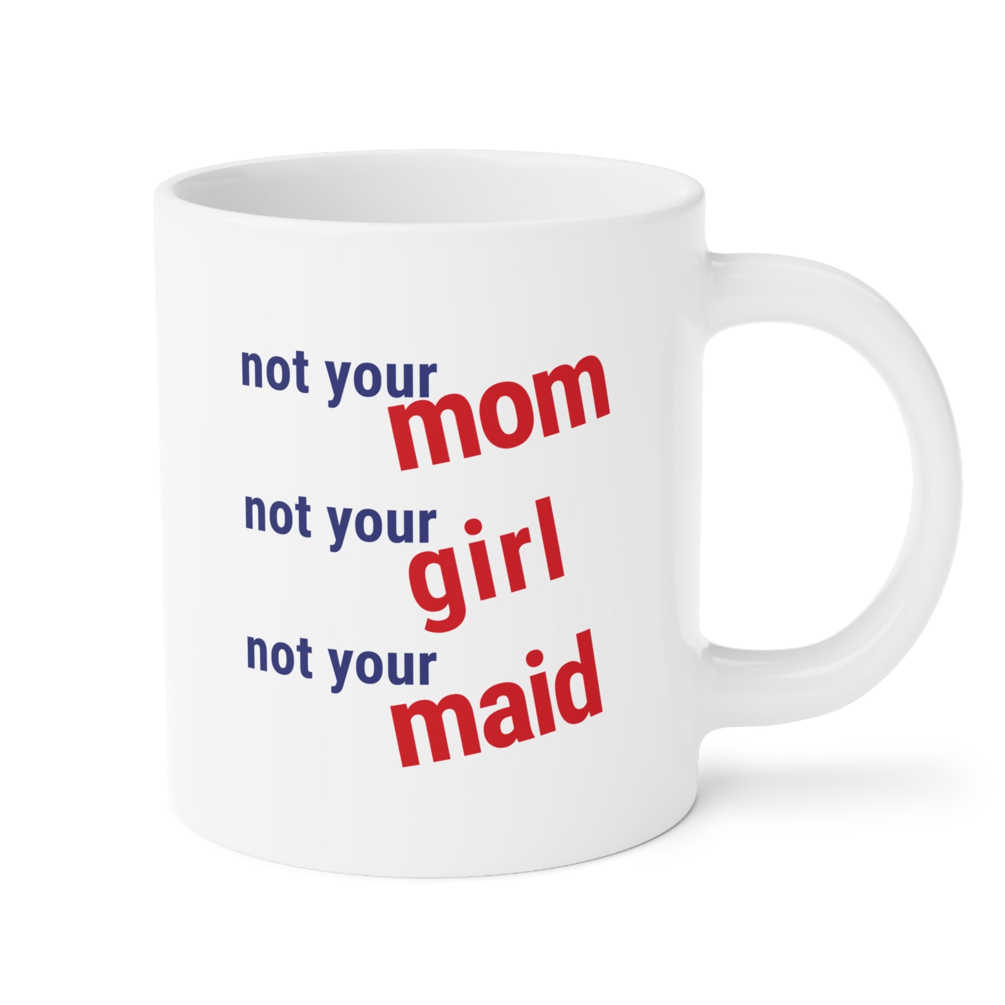 Unisex Ceramic Mug - Save Lives Be A Nurse (right) - Not Your Mom (left) - Durable white Ceramic - SLM-CM-ORCA
