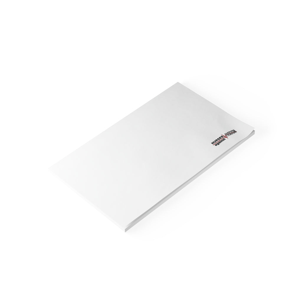 Post-it® Note Pads - Nurses Against Fascism (front) - 75.2 gsm white uncoated paper - NAF-NP-3M