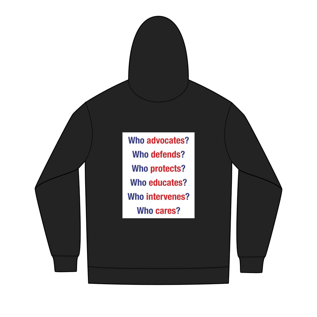 Men's District® Medium-heavy fabric Full-Zip Hoodie - Save Lives Be A Nurse (front) - Not Your Mom (back) - 60% recycled cotton, 40% recycled polyester - SLA-Z-DT8102