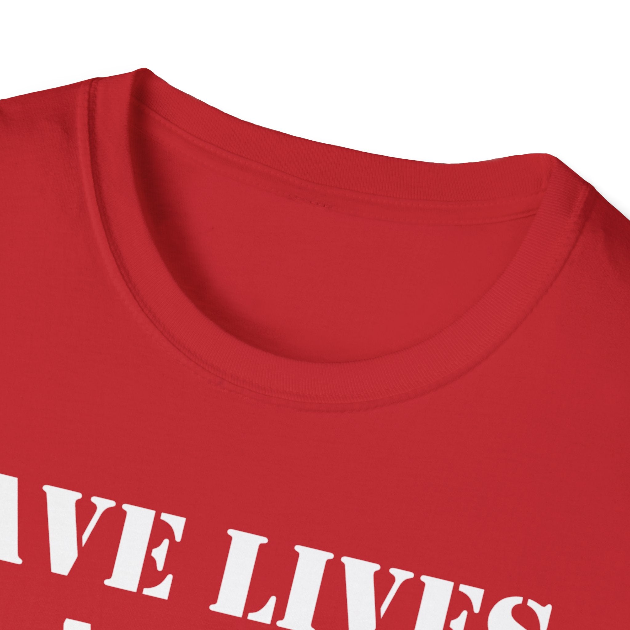 Unisex Lightweight fabric T-Shirt - Save Life Be a Nurse (front) - Who advocates? Who defends? Who protects? Who educates? Who intervenes? Who cares? (back) - 100% ring-spun cotton - SLBN-T-G64000