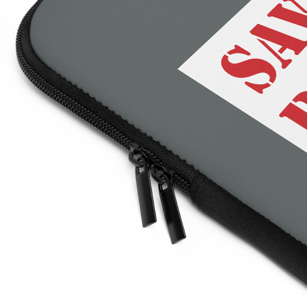 Laptop Sleeve - Save Lives Be A Nurse (front) - Smooth neoprene - SLA-LS-01