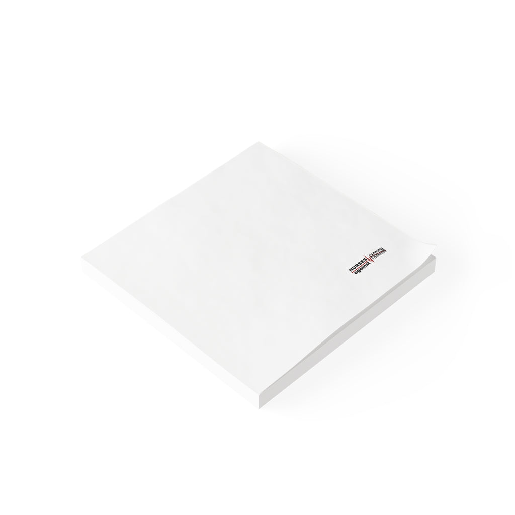 Post-it® Note Pads - Nurses Against Fascism (front) - 75.2 gsm white uncoated paper - NAF-NP-3M