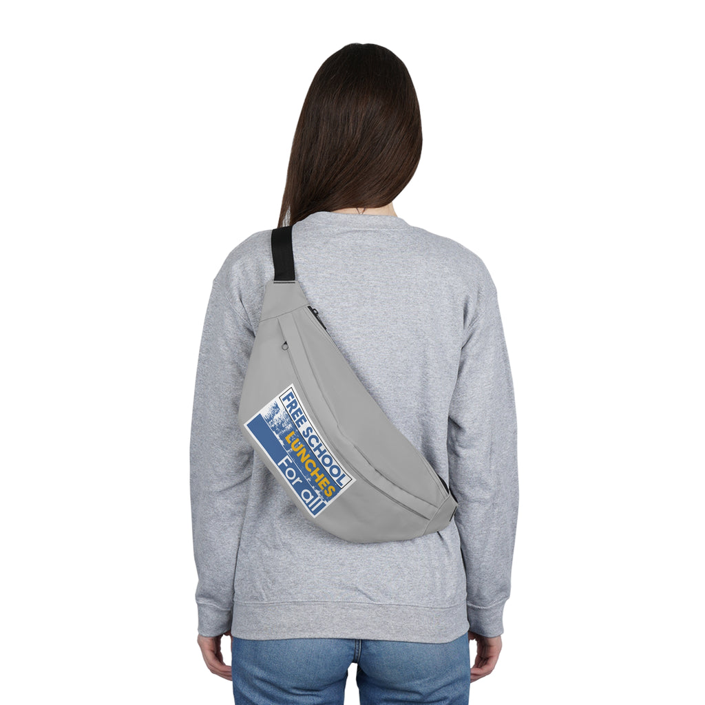Nurse Fanny Pack – Free School Lunches for All Design - Adjustable Waist Bag for Nurses - NAH-FP-01
