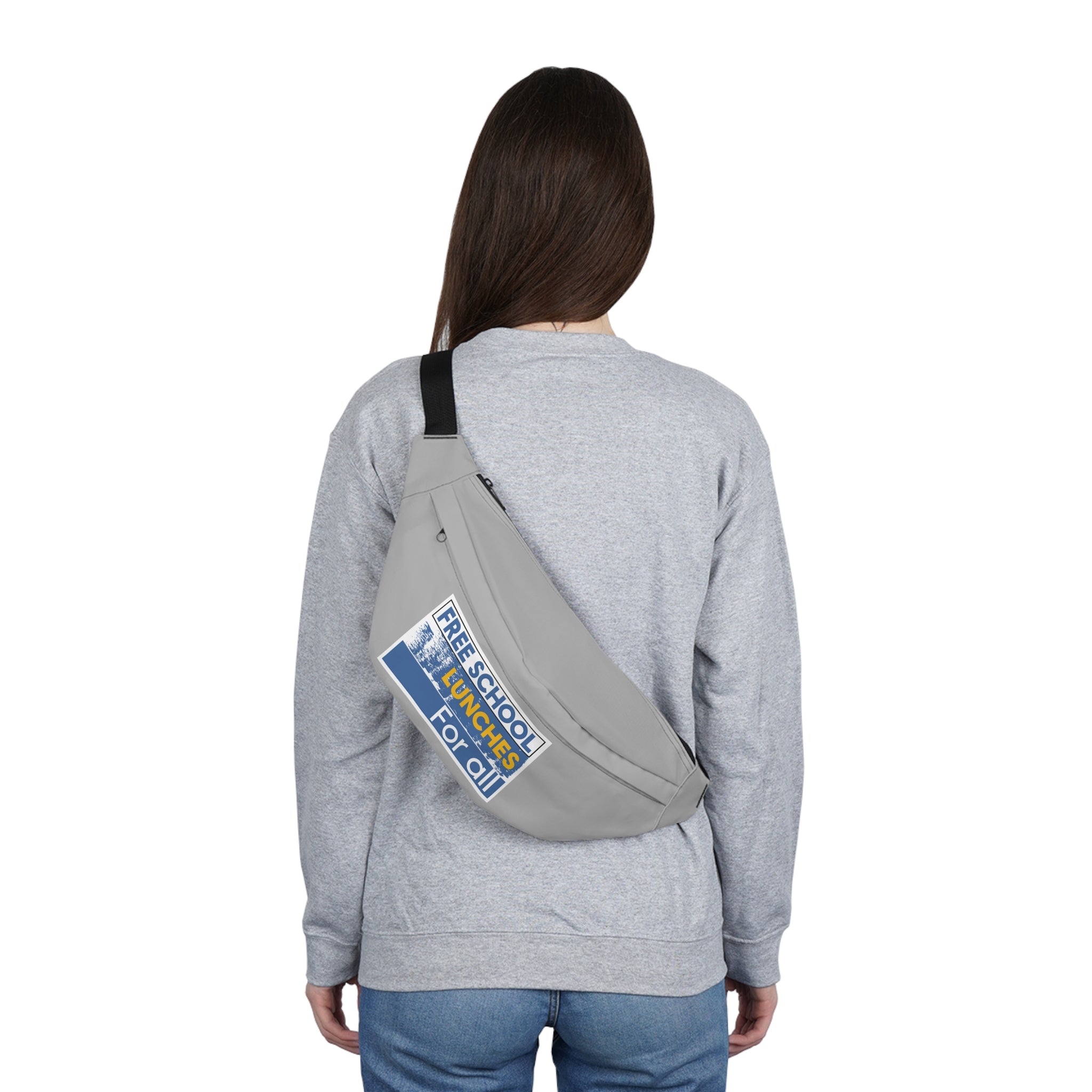Nurse Fanny Pack – Free School Lunches for All Design - Adjustable Waist Bag for Nurses - NAH-FP-01