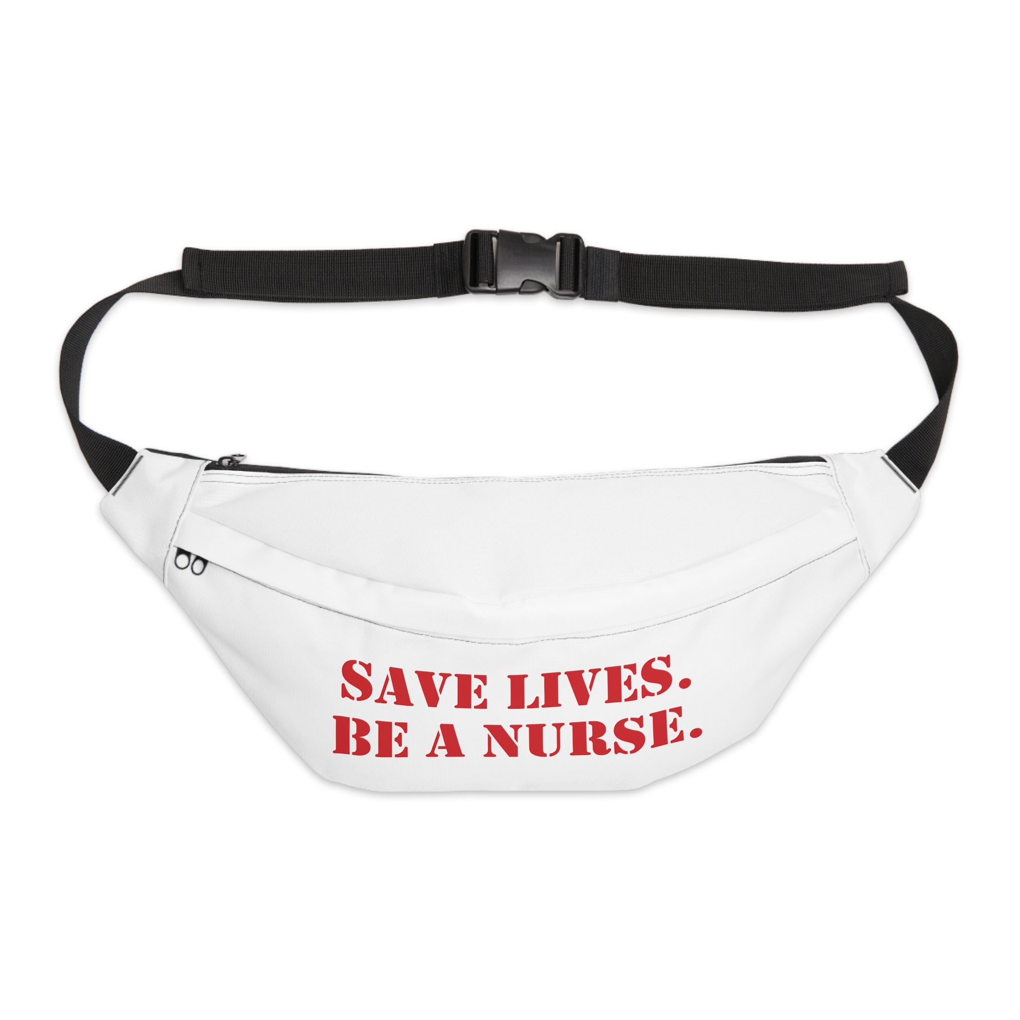 Nurse Fanny Pack – Save Lives, Be a Nurse Design - Adjustable Waist Bag for Nurses - SLA-FP-01