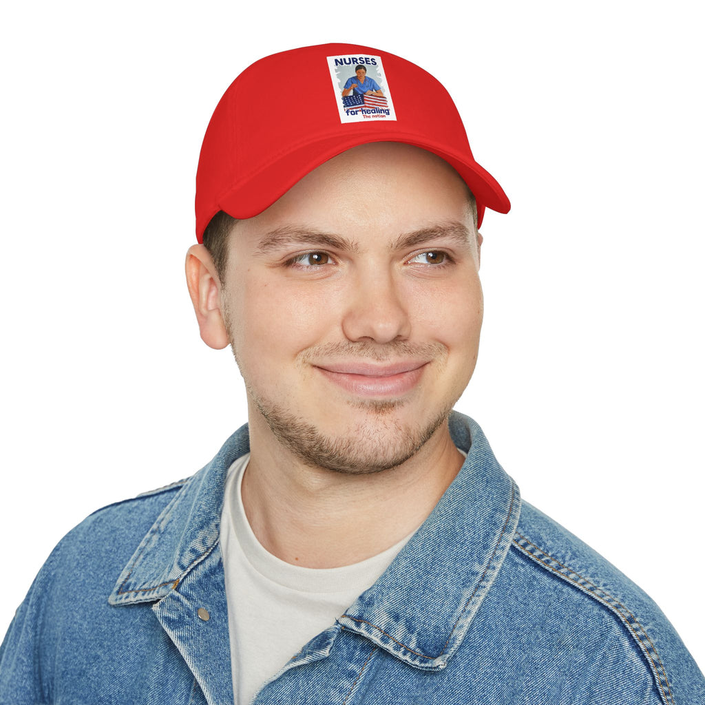 Unisex Baseball Cap - Nurses For Healing The Nation (front) - 100% Cotton Twill - NFH-B-18-253