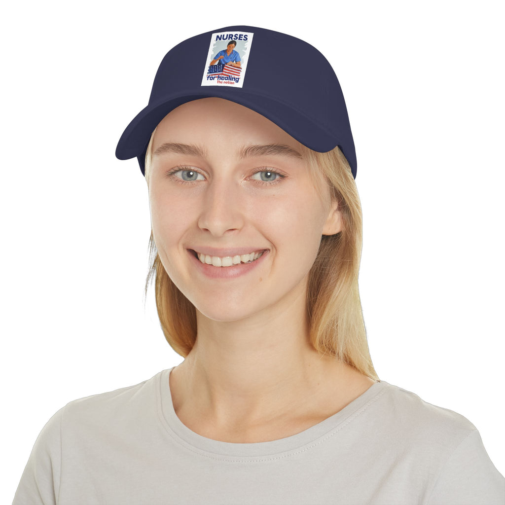 Unisex Baseball Cap - Nurses For Healing The Nation (front) - 100% Cotton Twill - NFH-B-18-253