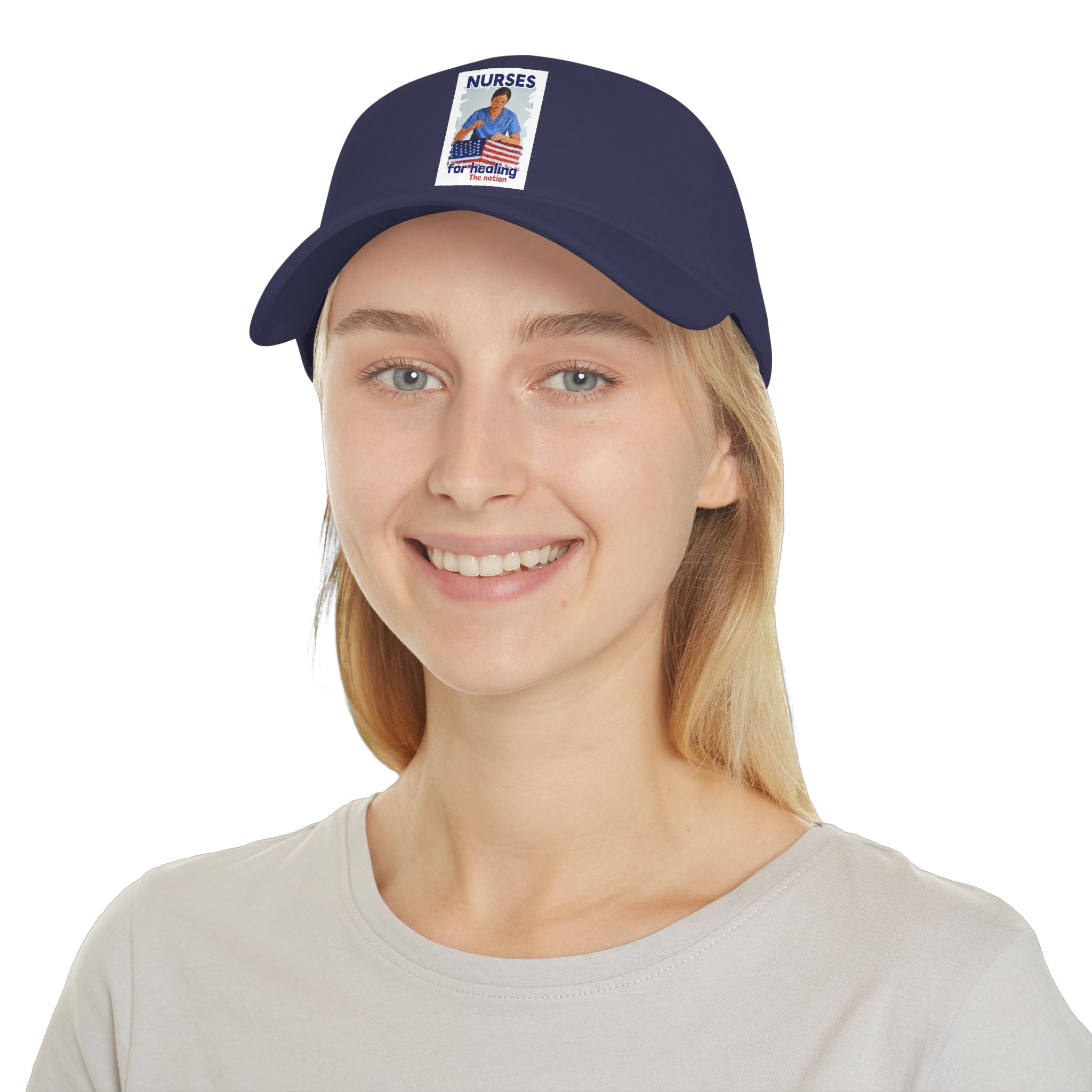 Unisex Baseball Cap - Nurses For Healing The Nation (front) - 100% Cotton Twill - NFH-B-18-253