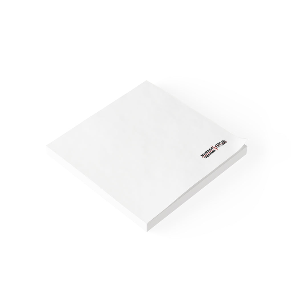 Post-it® Note Pads - Nurses Against Fascism (front) - 75.2 gsm white uncoated paper - NAF-NP-3M