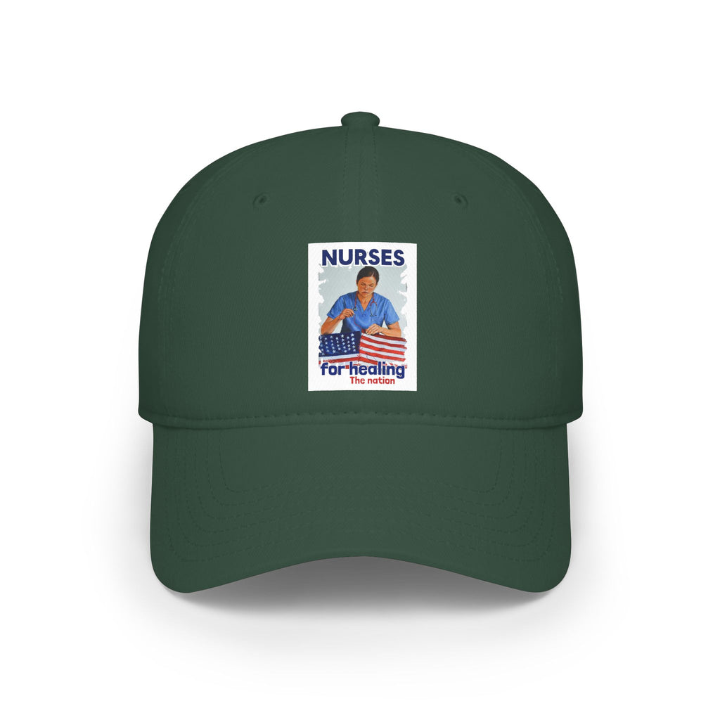 Unisex Baseball Cap - Nurses For Healing The Nation (front) - 100% Cotton Twill - NFH-B-18-253