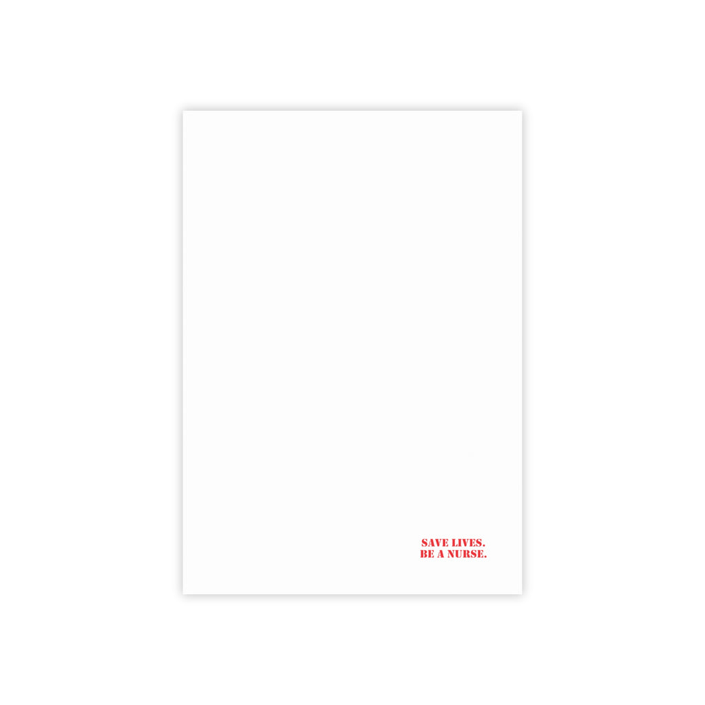 Post-it® Note Pads - Save Lives Be A Nurse (front) - 75.2 gsm white uncoated paper - SLM-NP-3M