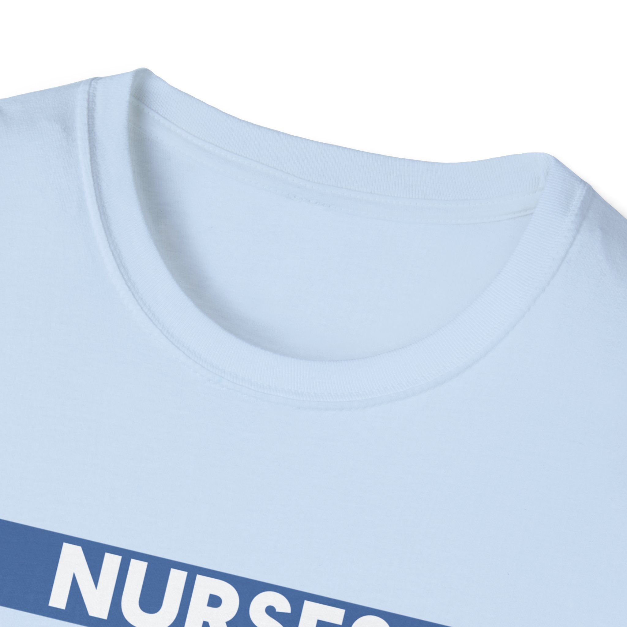 Unisex Lightweight fabric T-Shirt - Nurses Condemning Closure of USAID (front) - Nurses For NIH CDC FEMA USAID And YOU (back) - 100% ring-spun cotton - NFG-T-G64000