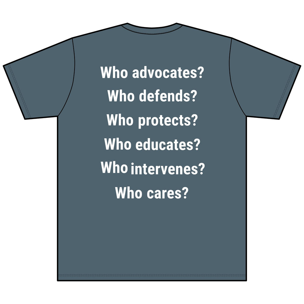 Unisex Lightweight fabric Jersey Short Sleeve V-Neck Tee - Save Lives Be A Nurse (front) - Who Advocates? Who Defends? (back) - 100% cotton fabric - SLA-V-BC3005