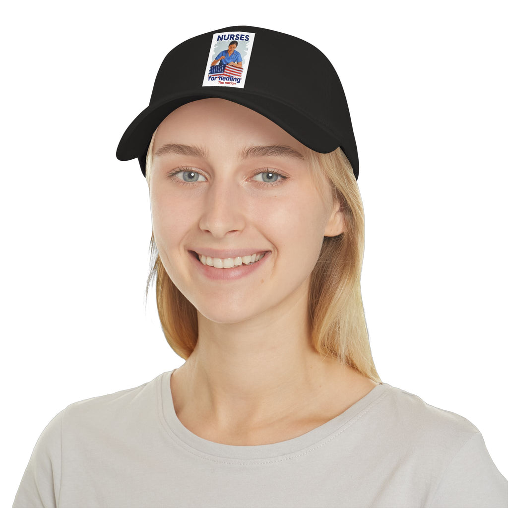 Unisex Baseball Cap - Nurses For Healing The Nation (front) - 100% Cotton Twill - NFH-B-18-253