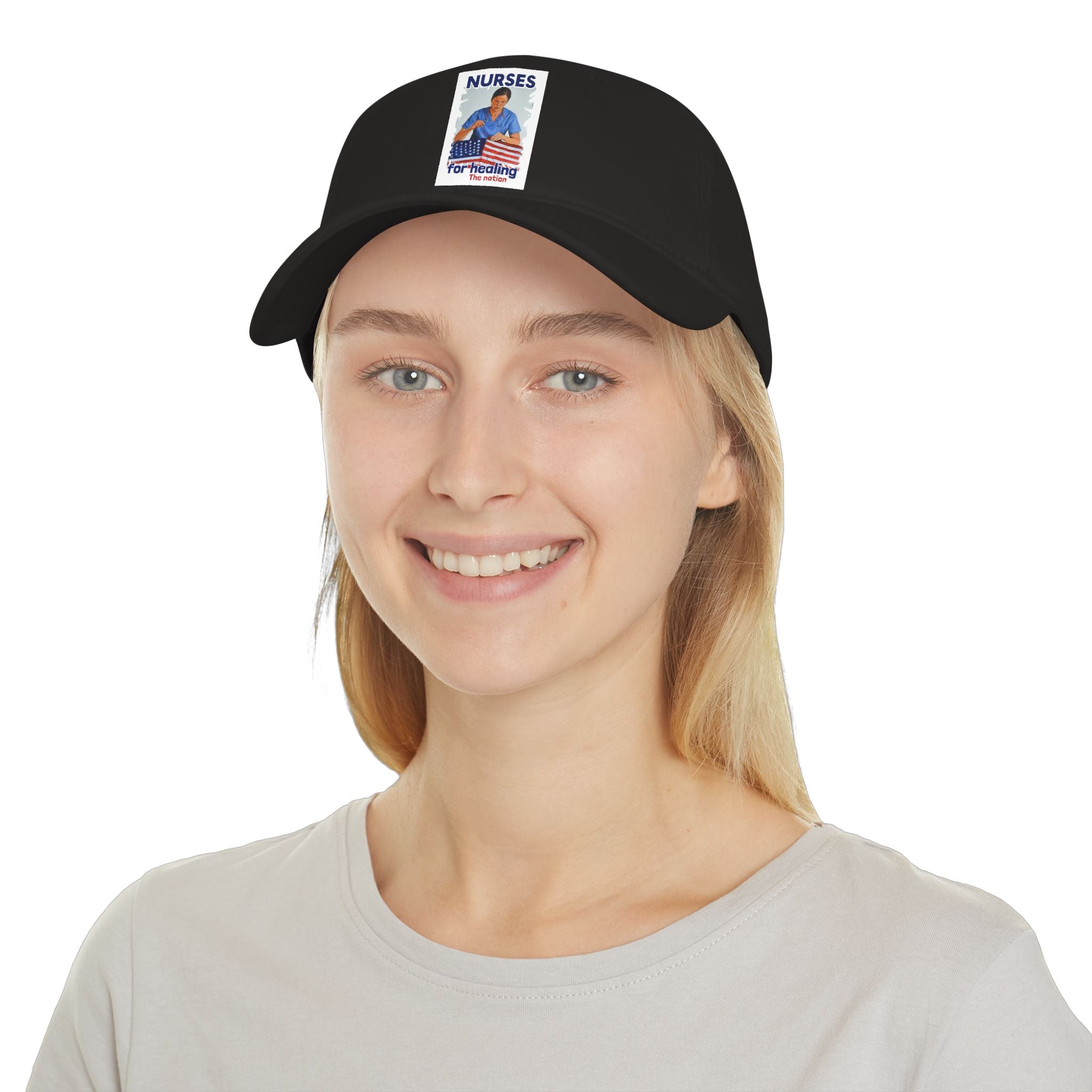 Unisex Baseball Cap - Nurses For Healing The Nation (front) - 100% Cotton Twill - NFH-B-18-253