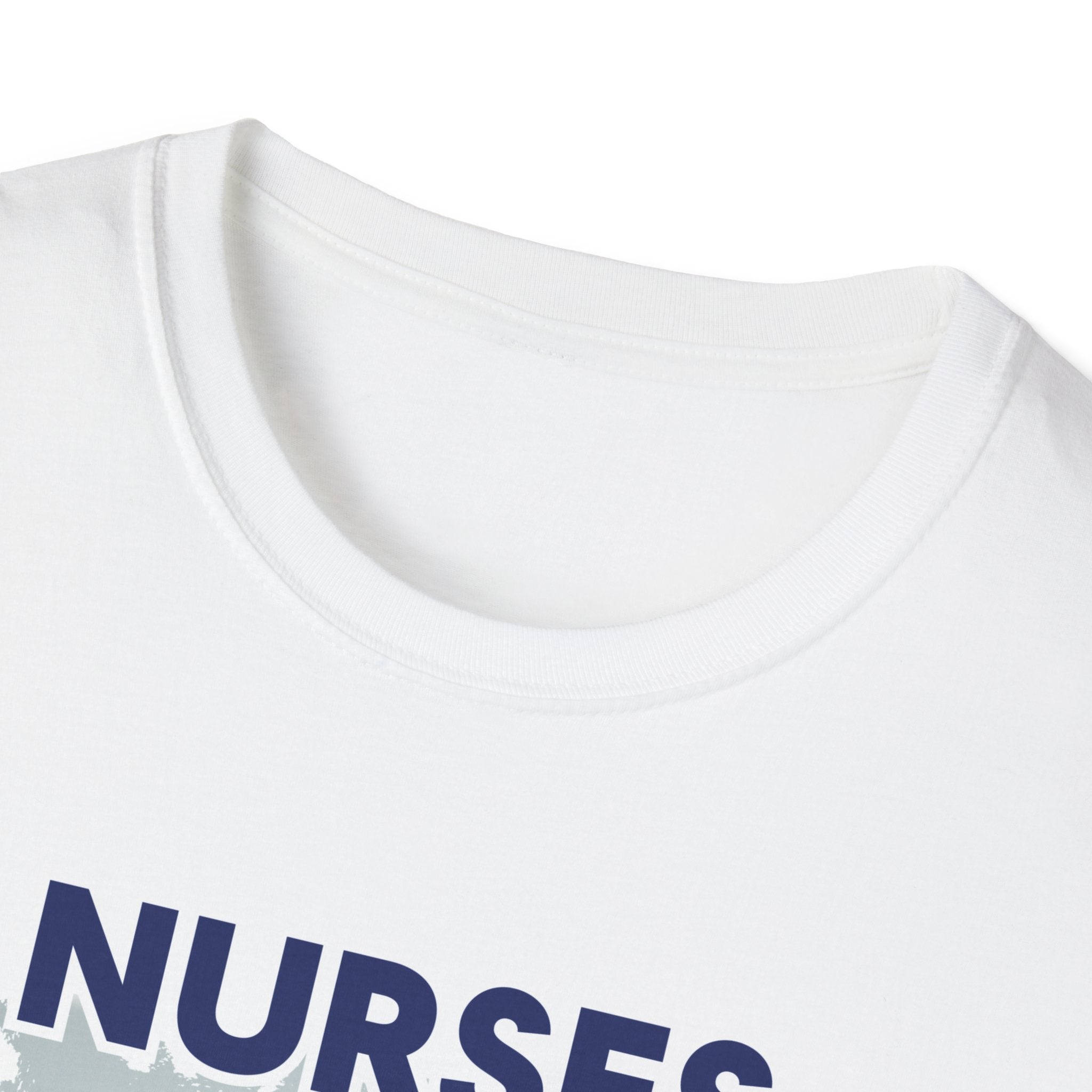 Unisex Lightweight fabric T-Shirt - Nurses For Healing The Nation (front) - Nurses Standing Up For Humanity (back) - 100% ring-spun cotton - NFH-T-G64000