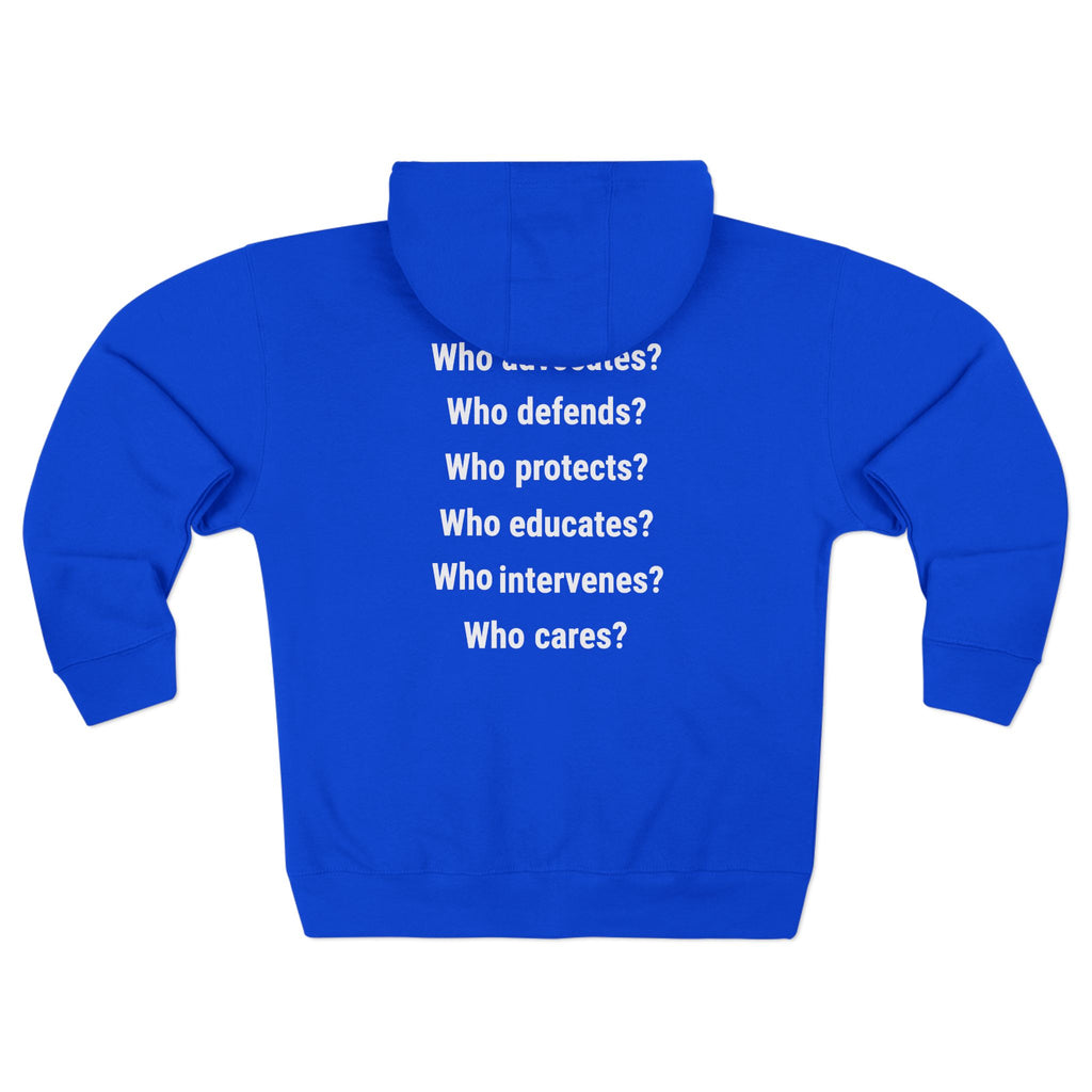 Men's District® Medium-heavy fabric Full-Zip Hoodie - Save Lives Be A Nurse (front) - Not Your Mom (back) - 60% recycled cotton, 40% recycled polyester -Lane Seven LS14003