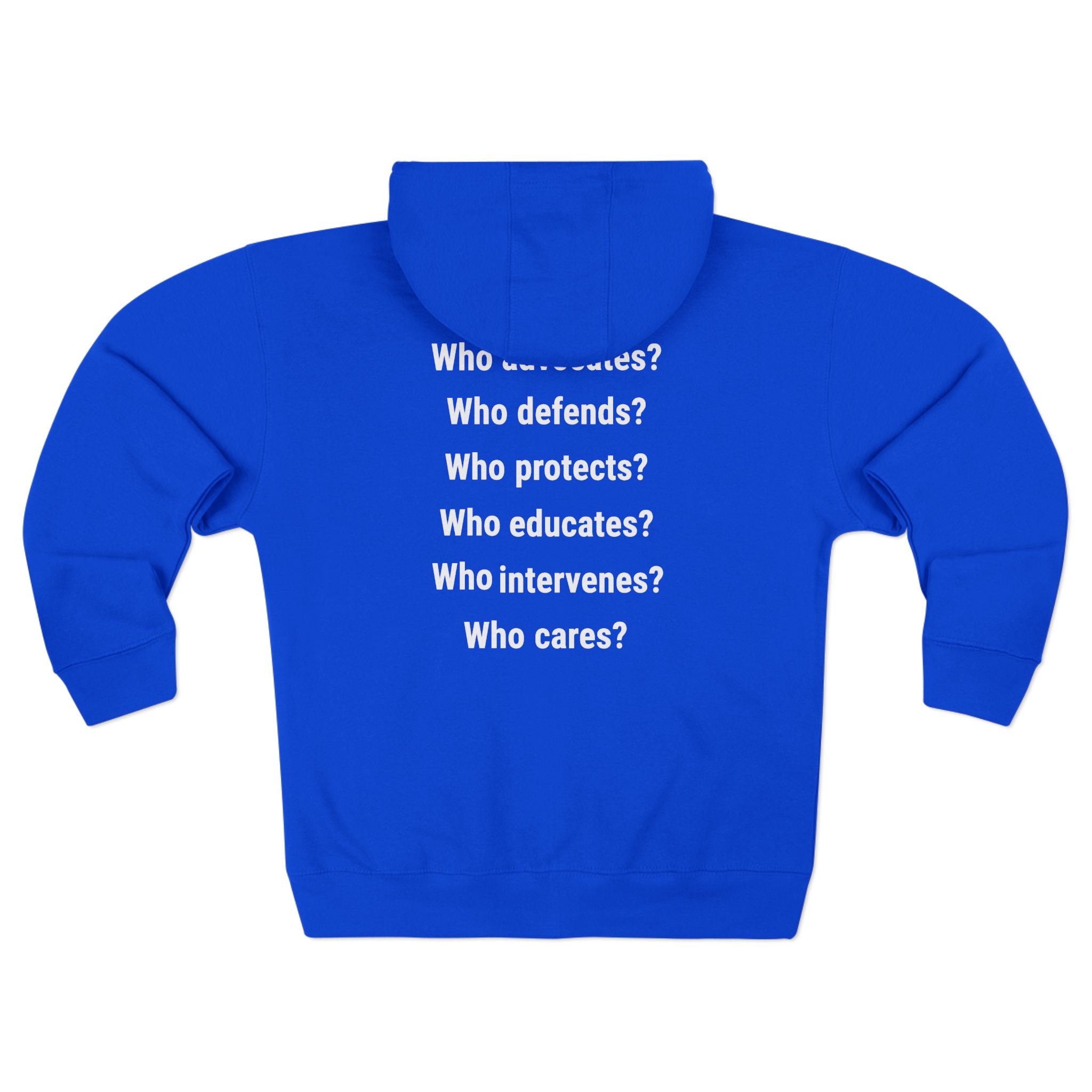 Men's District® Medium-heavy fabric Full-Zip Hoodie - Save Lives Be A Nurse (front) - Not Your Mom (back) - 60% recycled cotton, 40% recycled polyester -Lane Seven LS14003