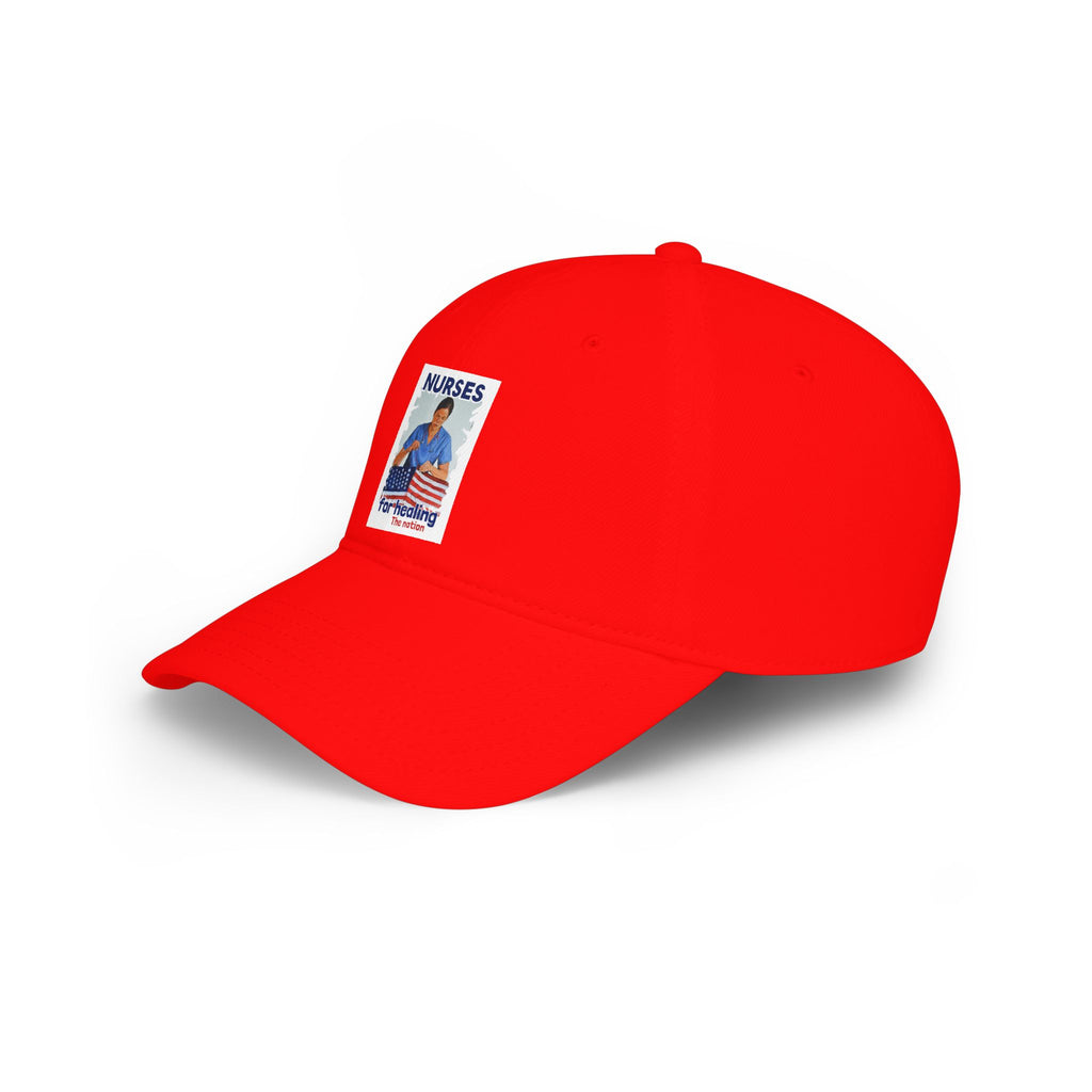 Unisex Baseball Cap - Nurses For Healing The Nation (front) - 100% Cotton Twill - NFH-B-18-253