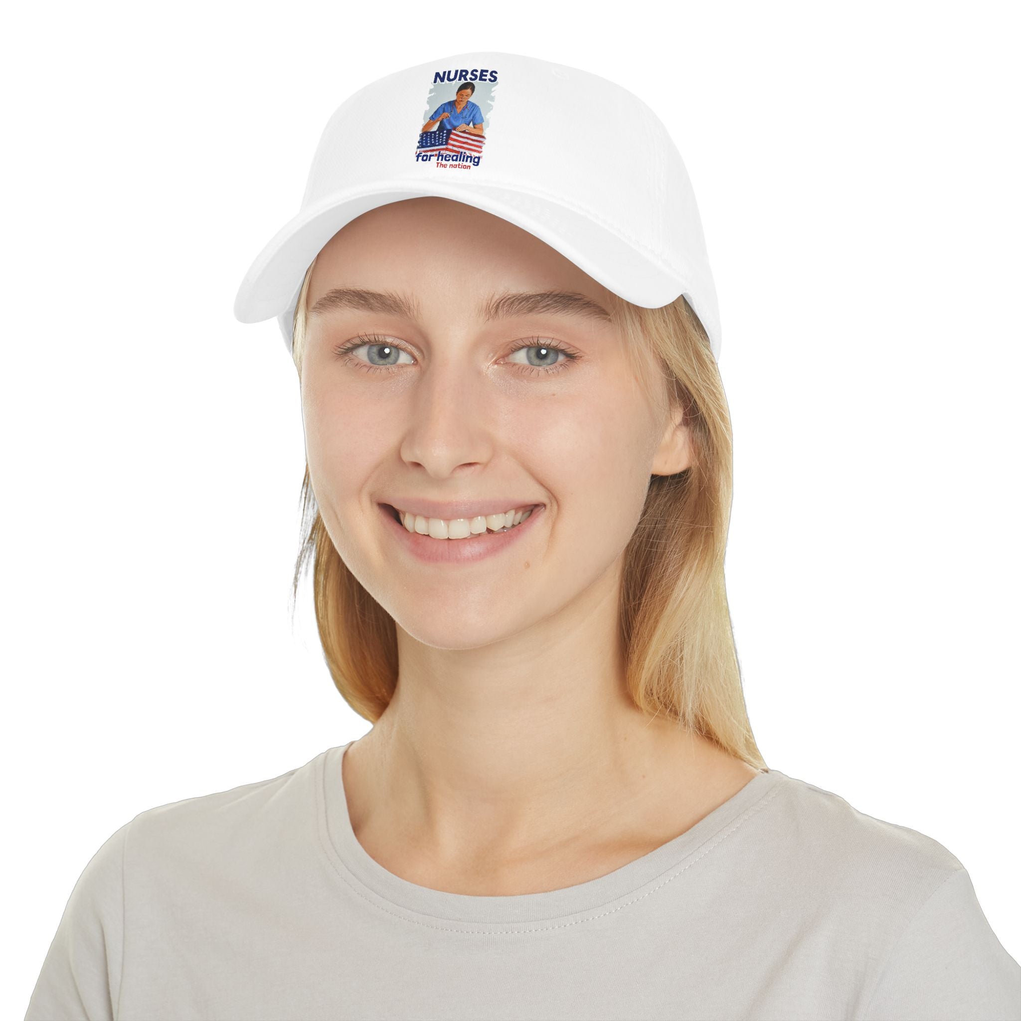 Unisex Baseball Cap - Nurses For Healing The Nation (front) - 100% Cotton Twill - NFH-B-18-253
