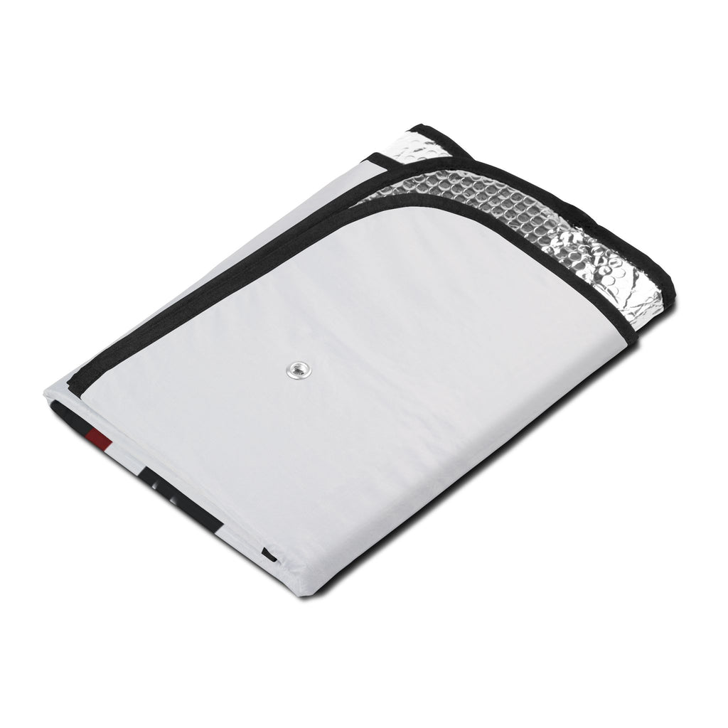 Unisex Car Sun Shades - Nurses Against Fascism (front) - 100% Polyester & 100% Aluminized film cushion - NAF-CA-02