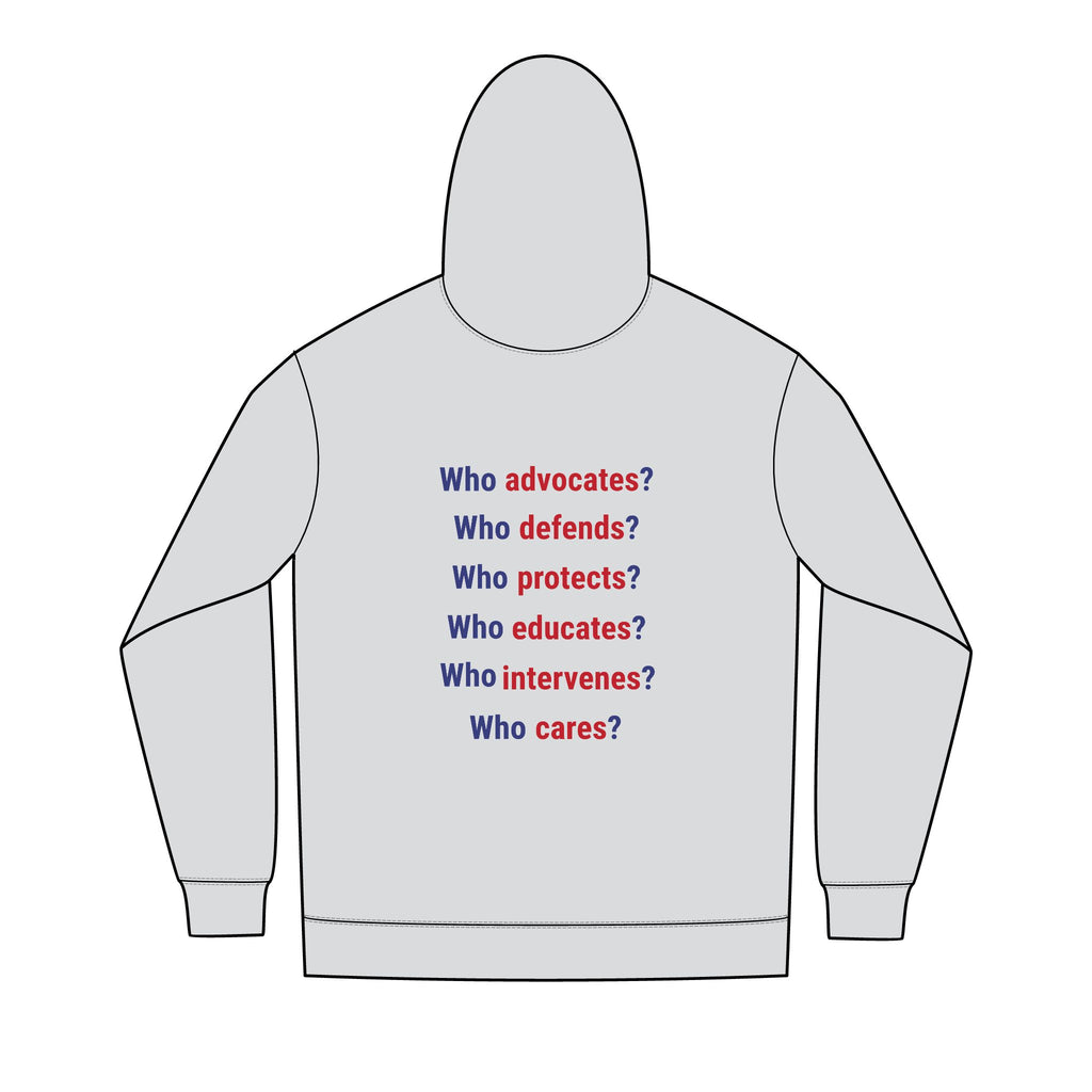 Men's District® Medium-heavy fabric Full-Zip Hoodie - Save Lives Be A Nurse (front) - Not Your Mom (back) - 60% recycled cotton, 40% recycled polyester - SLA-Z-DT8102