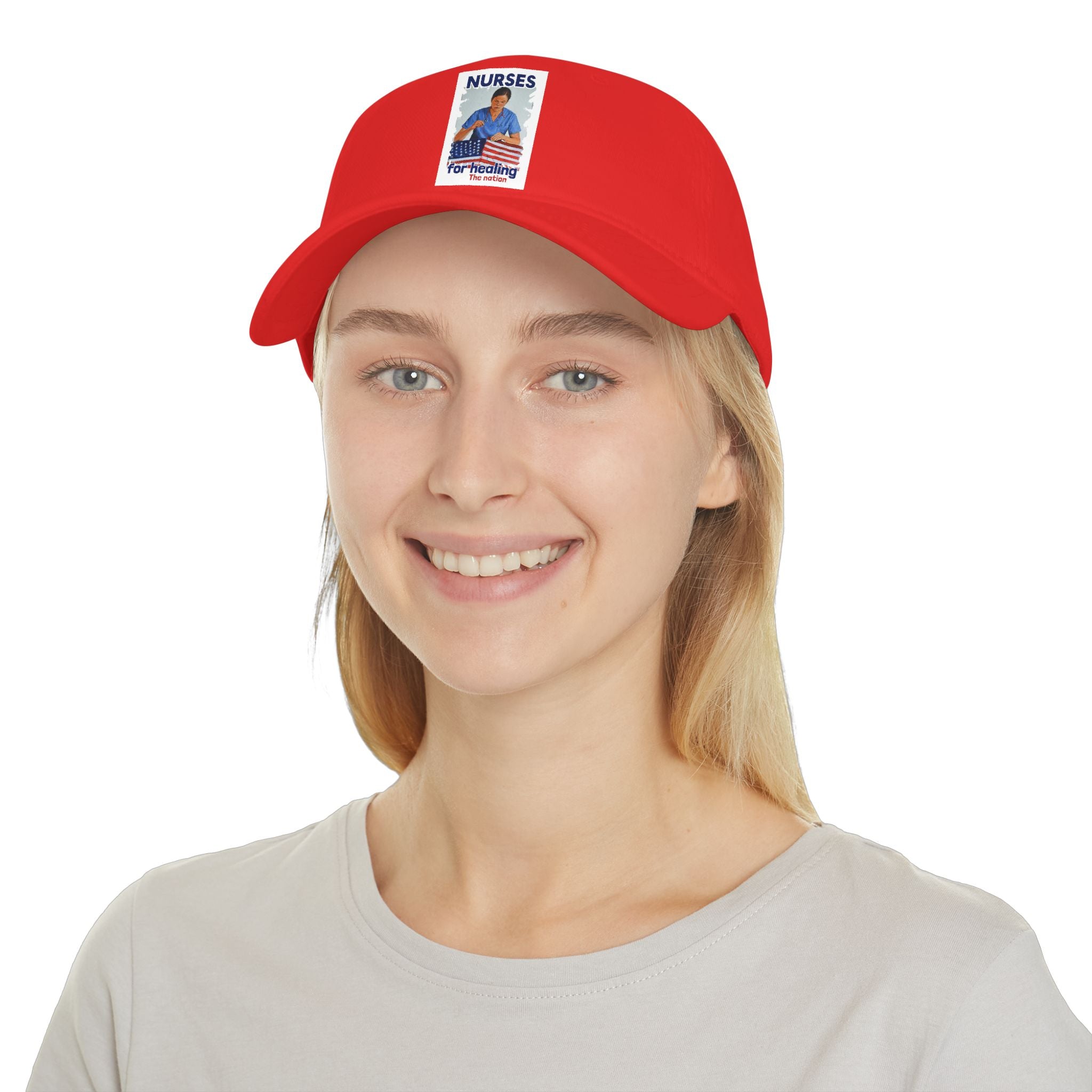 Unisex Baseball Cap - Nurses For Healing The Nation (front) - 100% Cotton Twill - NFH-B-18-253