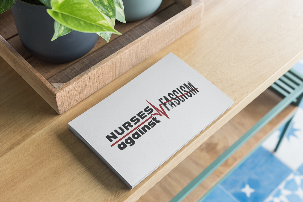 Post-it® Note Pads - Nurses Against Fascism (front) - 75.2 gsm white uncoated paper - NAF-NP-3M