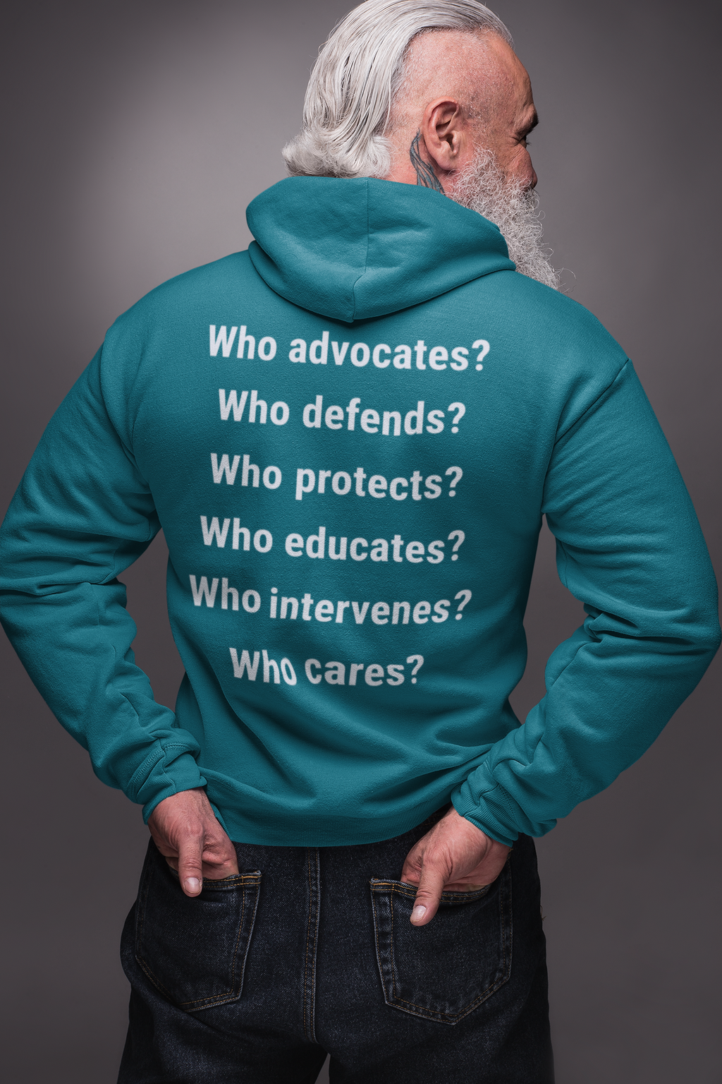 Men's District® Medium-heavy fabric Full-Zip Hoodie - Save Lives Be A Nurse (front) - Not Your Mom (back) - 60% recycled cotton, 40% recycled polyester -Lane Seven LS14003