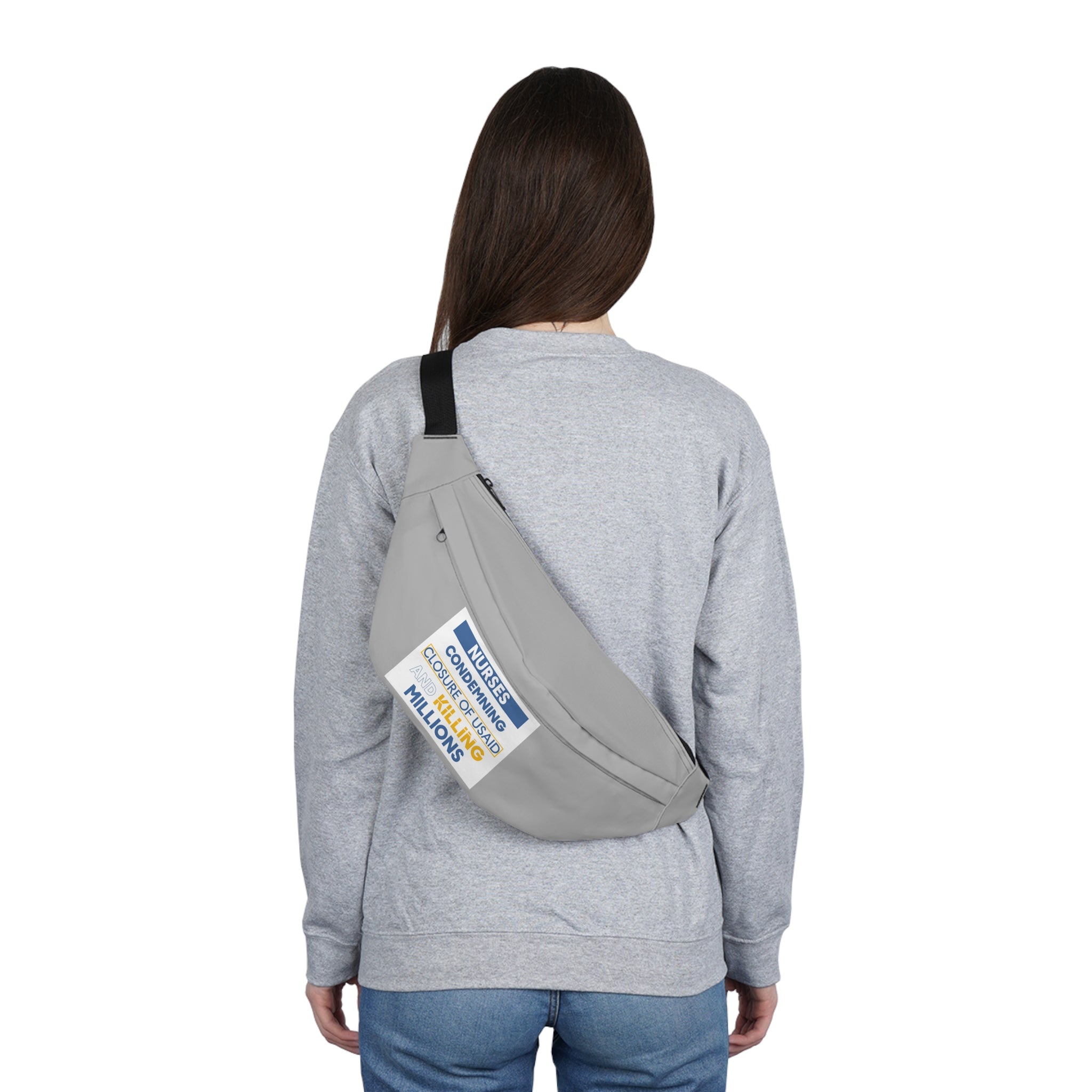 Nurse Fanny Pack – Nurses Condemning Closure of USAID Design - Adjustable Waist Bag for Nurses - NFG-FP-01