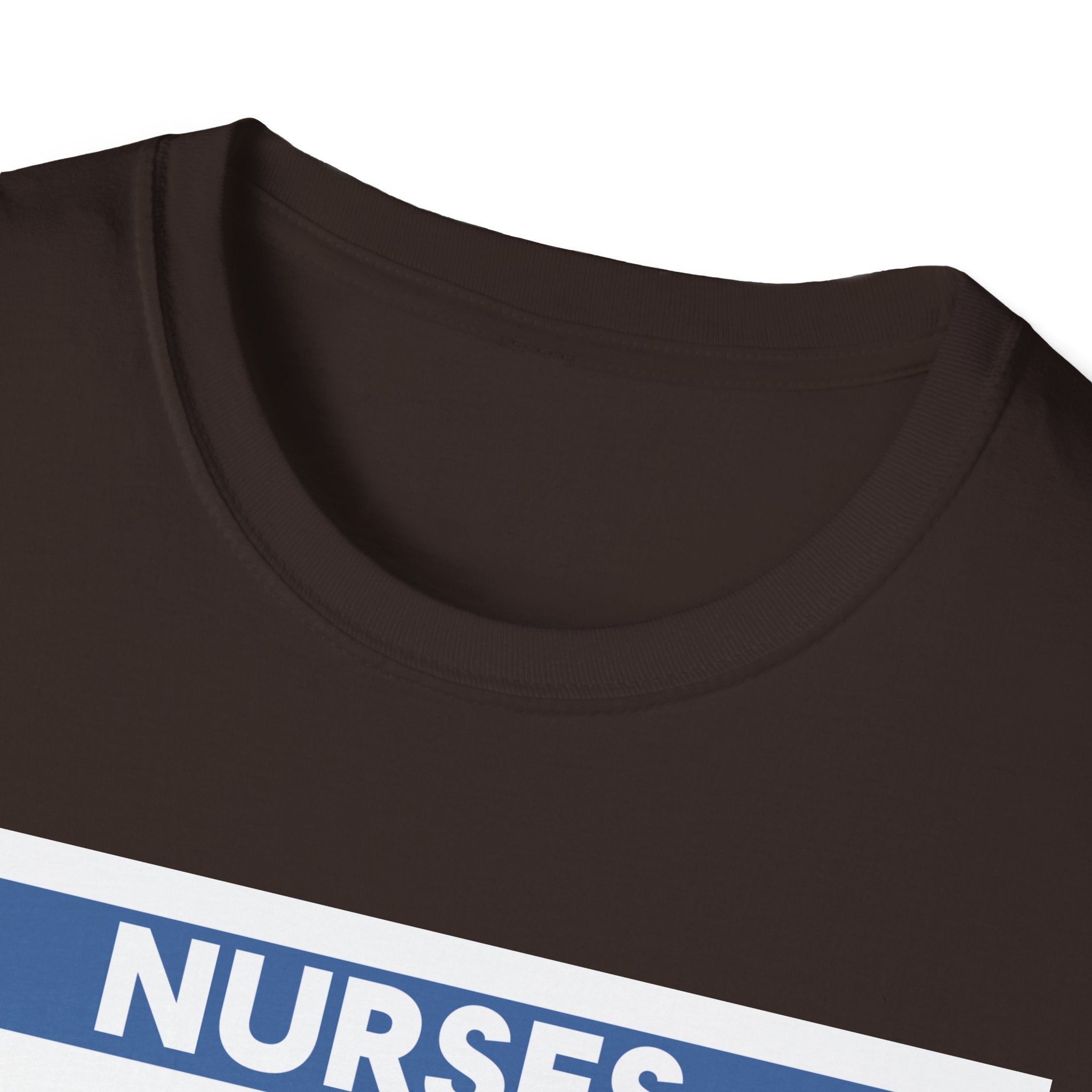 Unisex Lightweight fabric T-Shirt - Nurses Condemning Closure of USAID (front) - Nurses For NIH CDC FEMA USAID And YOU (back) - 100% ring-spun cotton - NFG-T-G64000