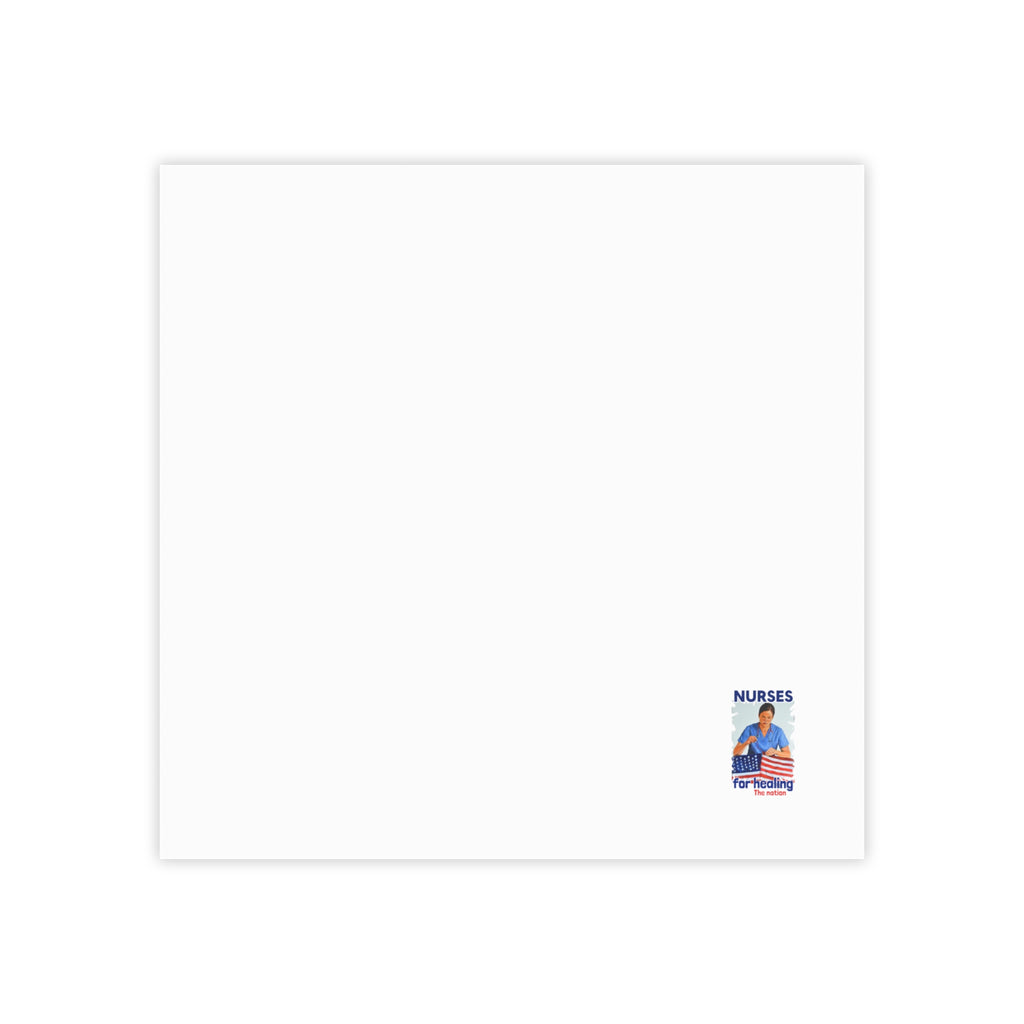 Post-it® Note Pads - Nurses For Healing The Nation (front) - 75.2 gsm white uncoated paper - NFH-NP-3M