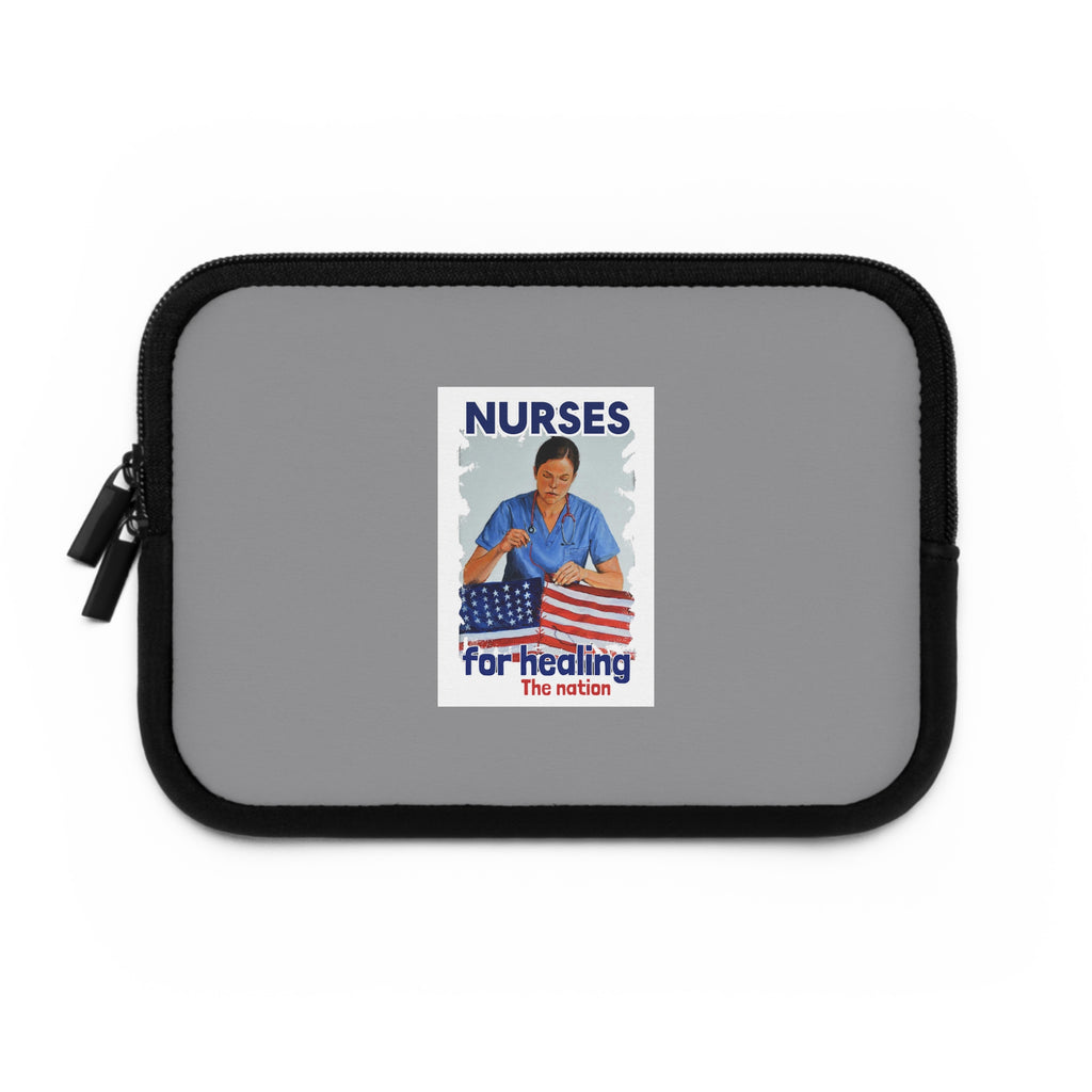 Laptop Sleeve - Nurses For Healing The Nation (front) - Smooth neoprene - NFH-LS-01