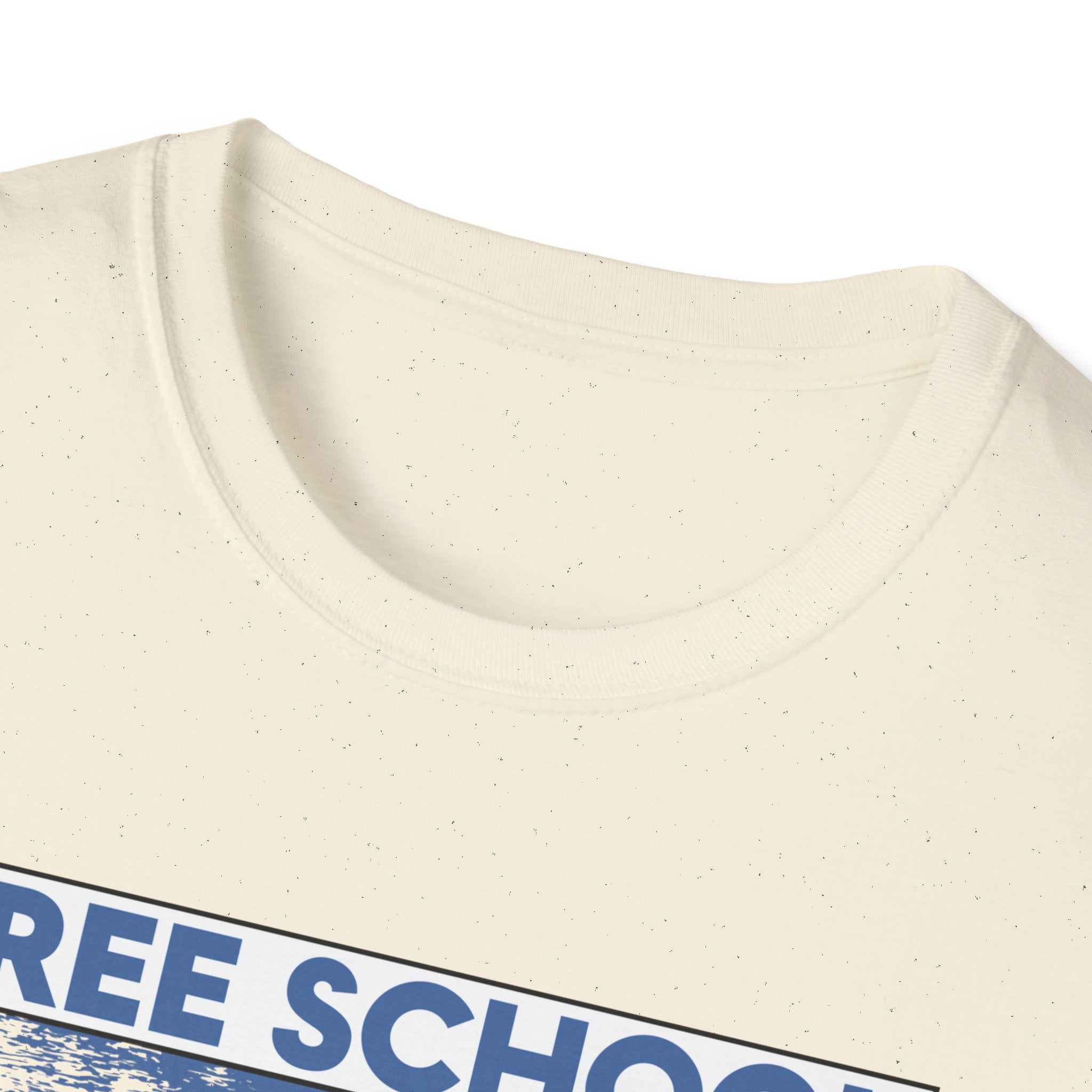 Unisex Lightweight fabric T-Shirt - Free School Lunches For All (front) - Nurses Against The Rich Starving The Poor (back) - 100% ring-spun cotton - NAH-T-G64000